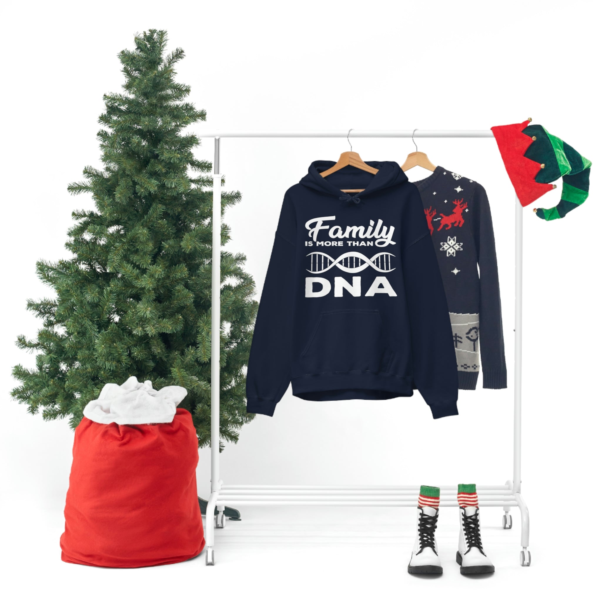 Family Is More Than DNA - Unisex Heavy Blend™ Hooded Sweatshirt