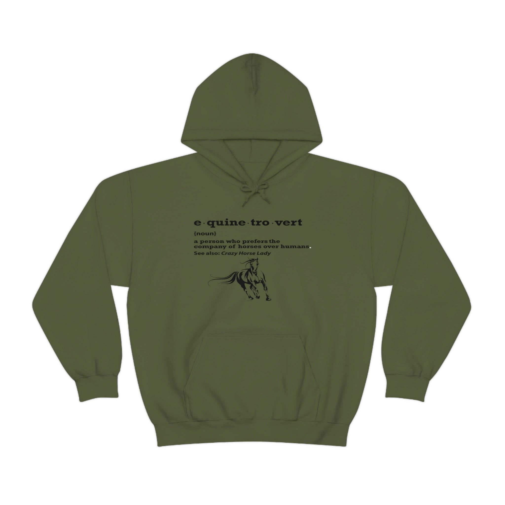 Equinetrovert Definition - Unisex Heavy Blend™ Hooded Sweatshirt