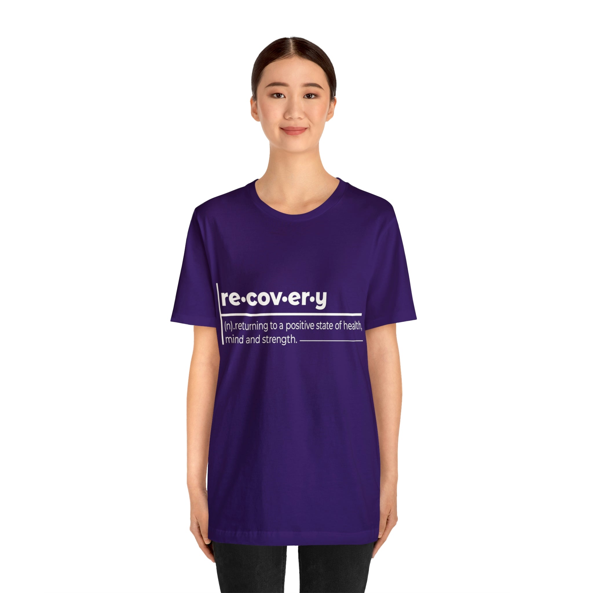 Recovery Definition - Unisex Jersey Short Sleeve Tee