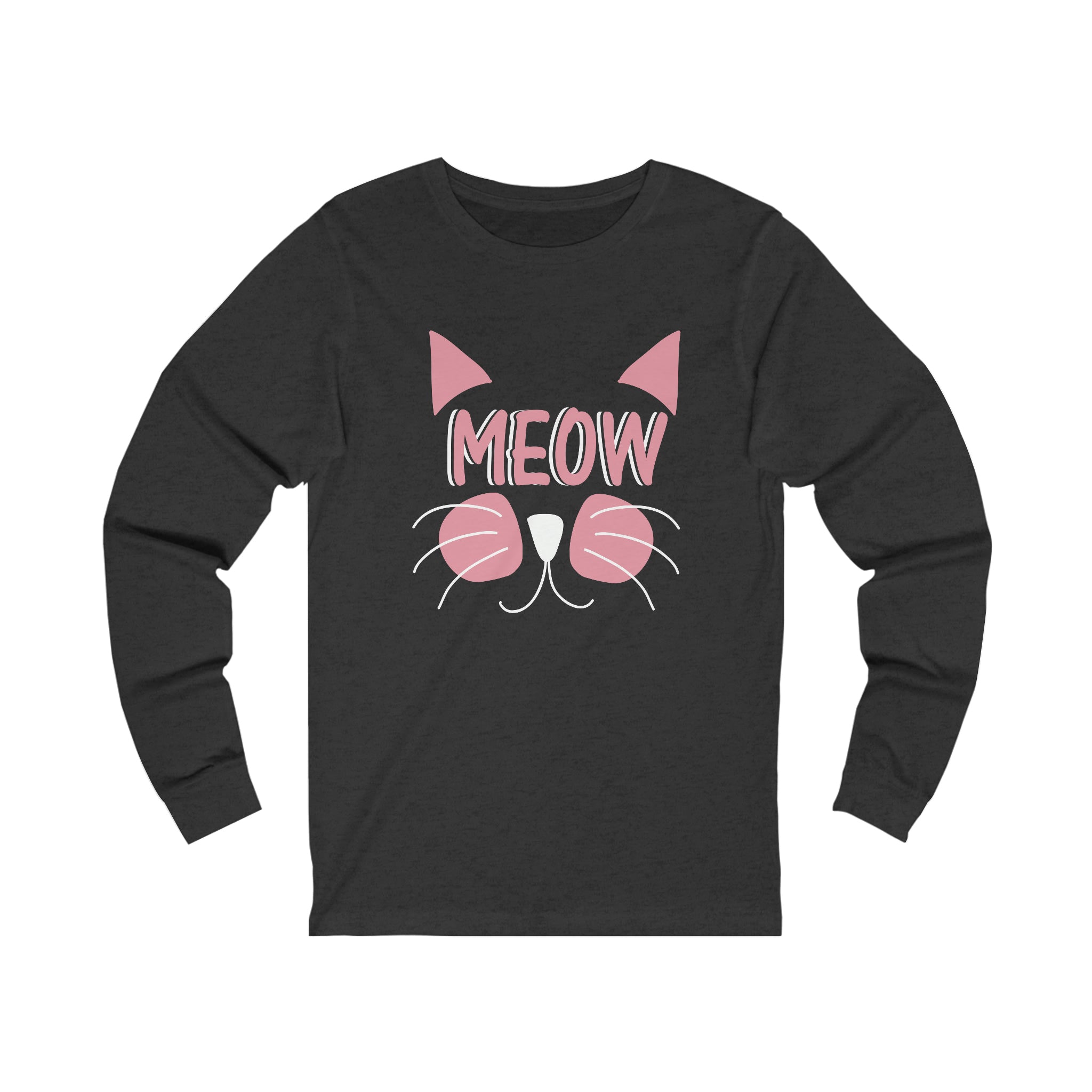 Meow - Unisex Jersey Long Sleeve Tee
