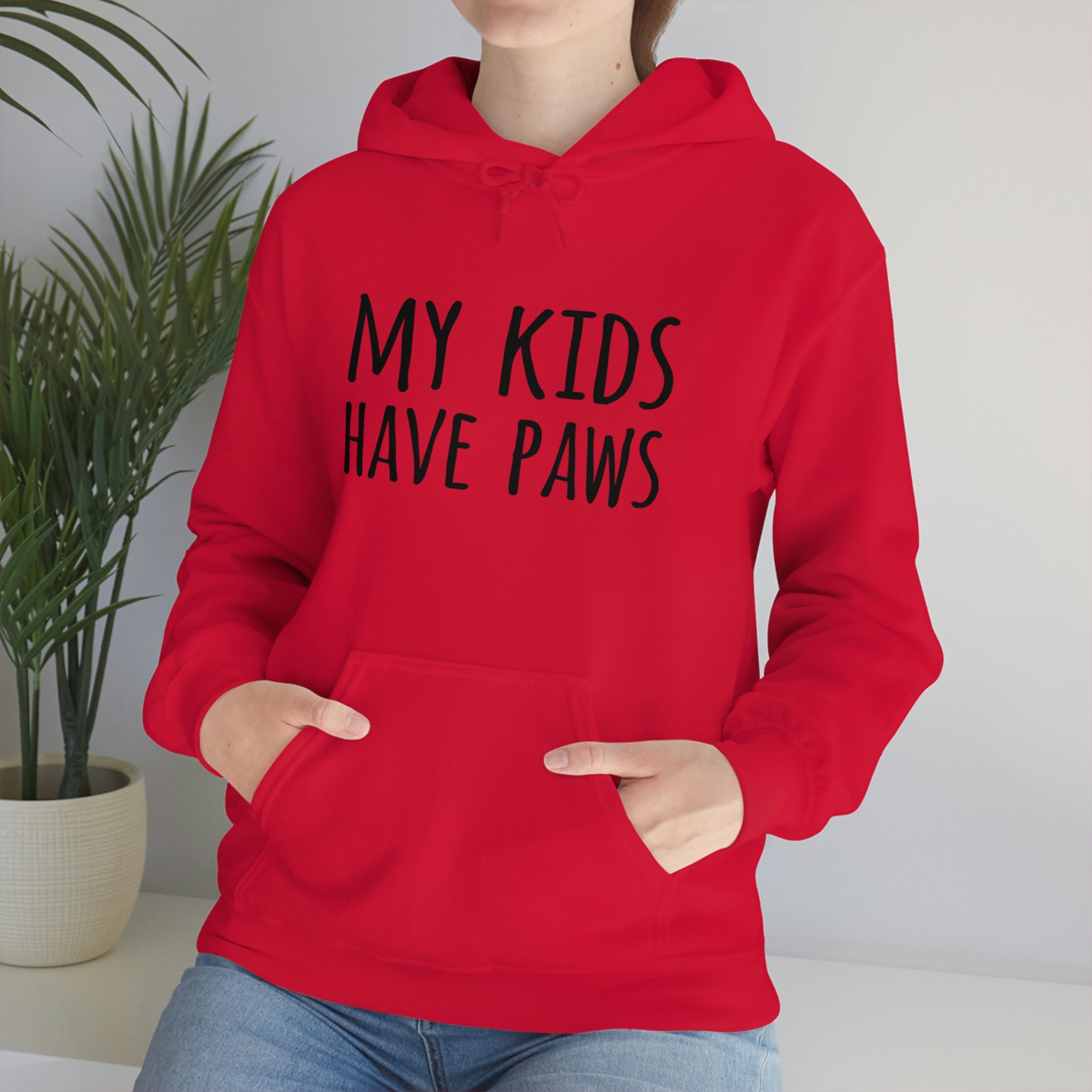 My Kids Have Paws - Unisex Heavy Blend™ Hooded Sweatshirt