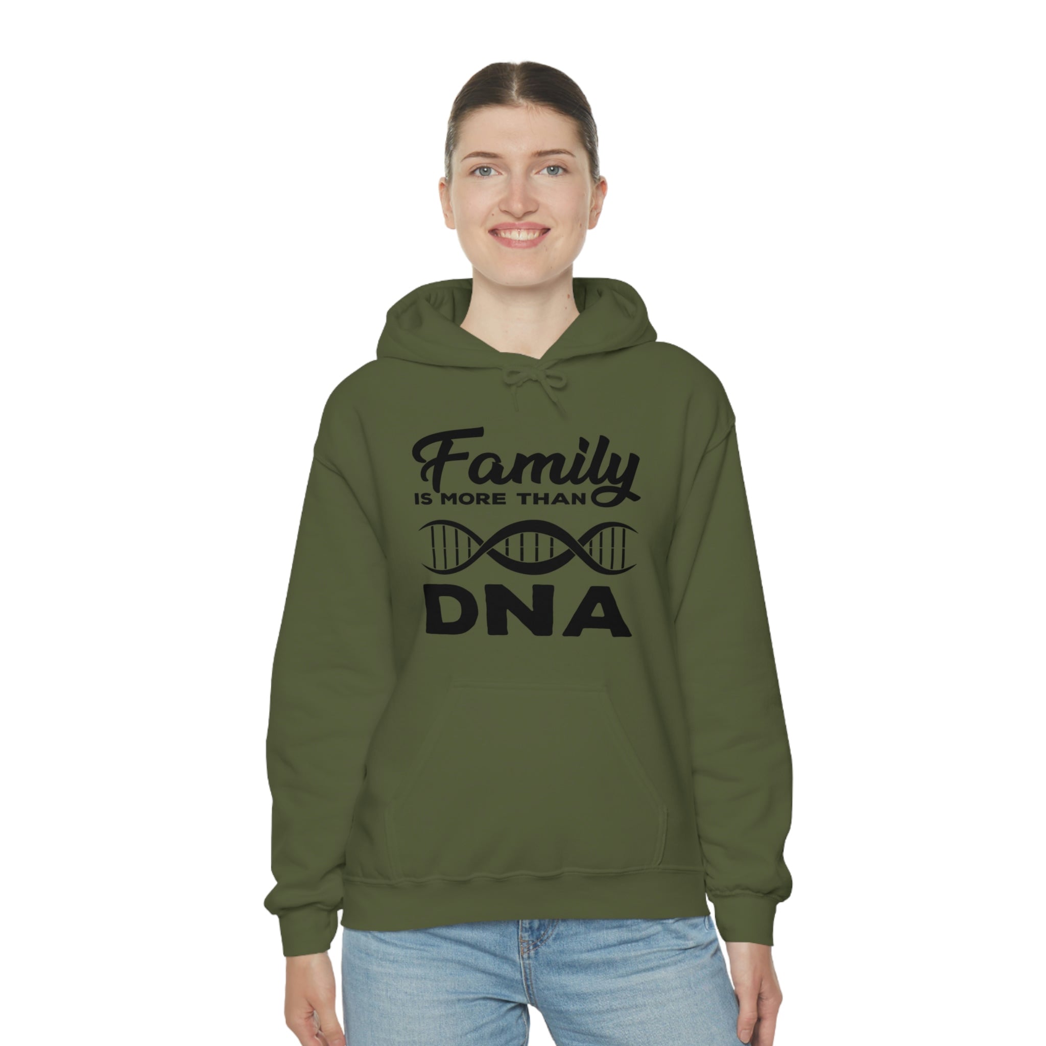 Family Is More Than DNA - Unisex Heavy Blend™ Hooded Sweatshirt