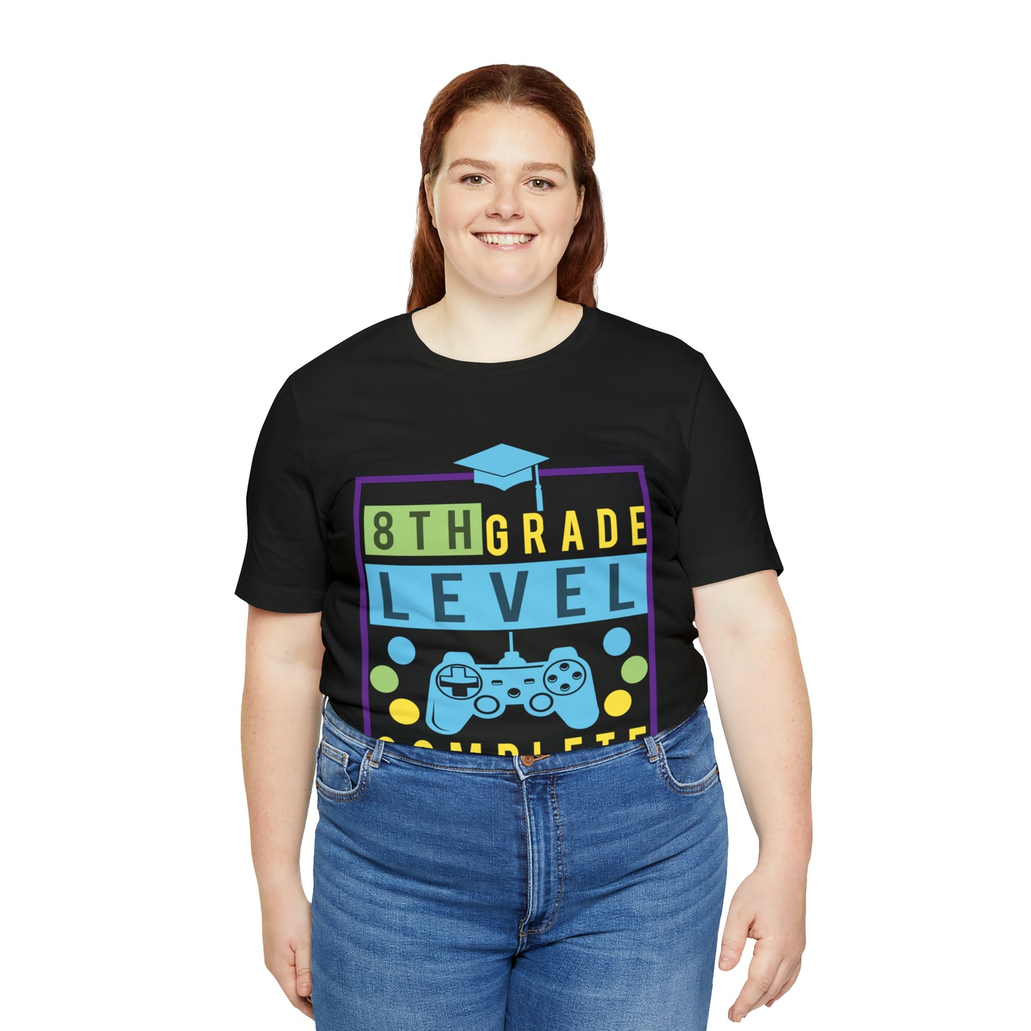 8th Grade Level Complete - Unisex Jersey Short Sleeve Tee