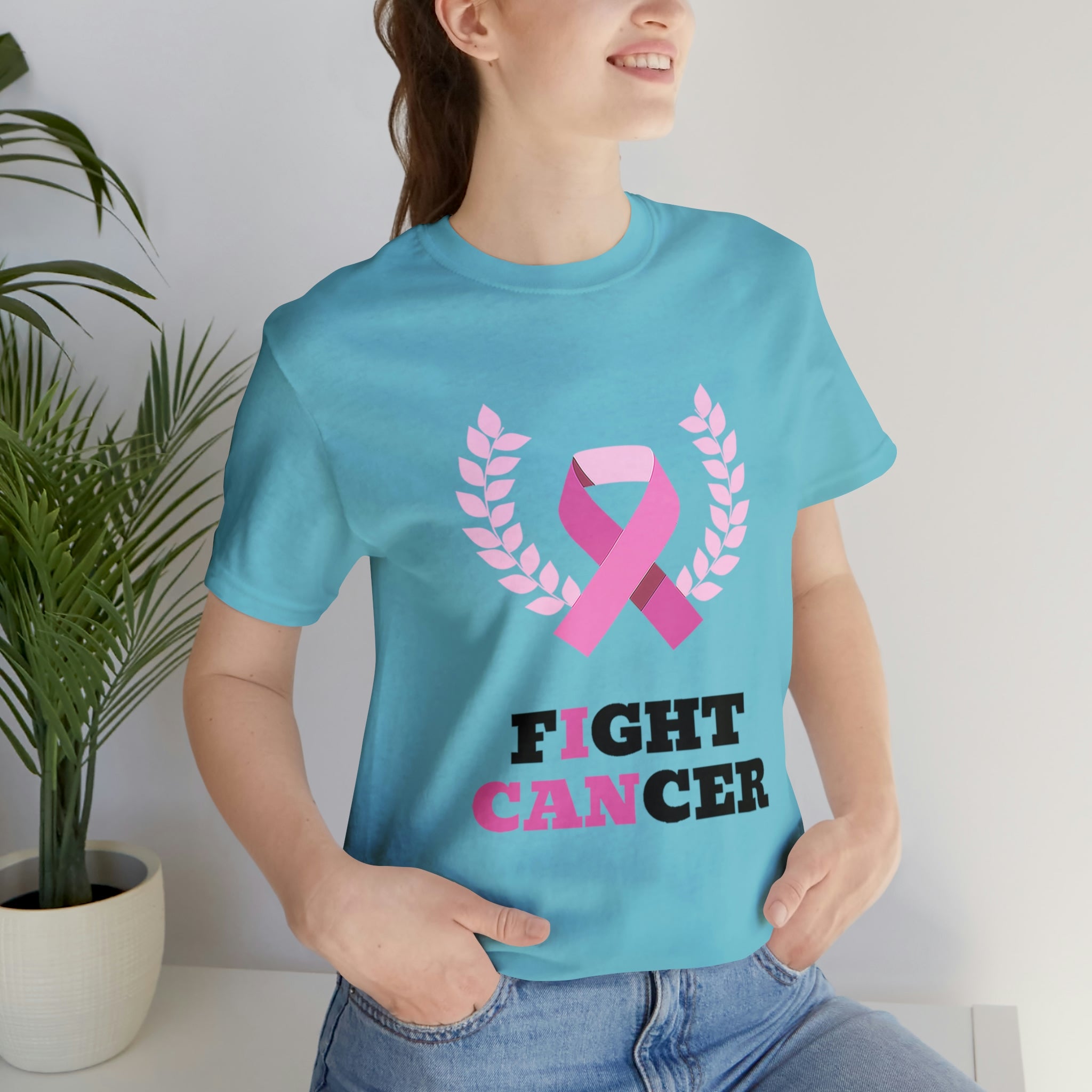 Fight Cancer I Can - Unisex Jersey Short Sleeve Tee