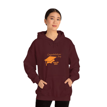 Congratulations With Year &amp; Name Customizable - Unisex Heavy Blend™ Hooded Sweatshirt