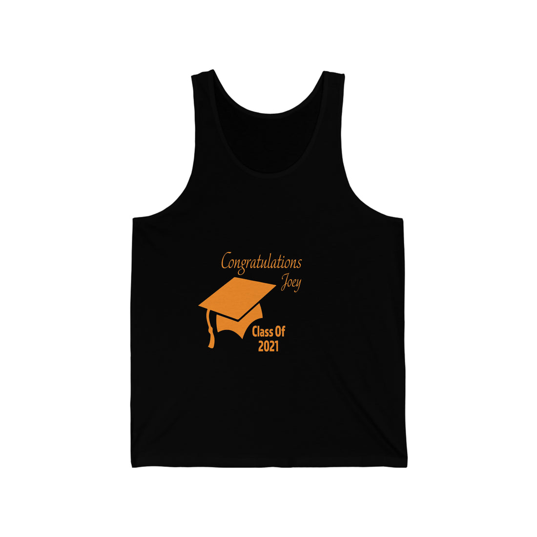 Congratulations With Year & Name Customizable - Unisex Jersey Tank Top
