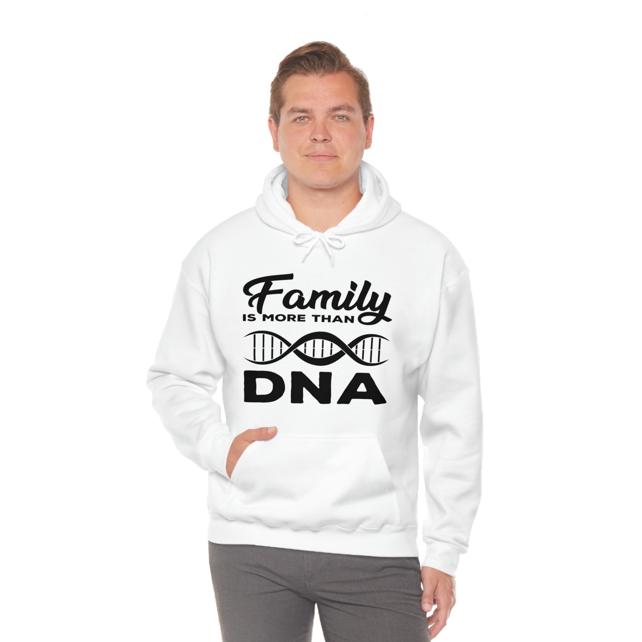 Family Is More Than DNA - Unisex Heavy Blend™ Hooded Sweatshirt