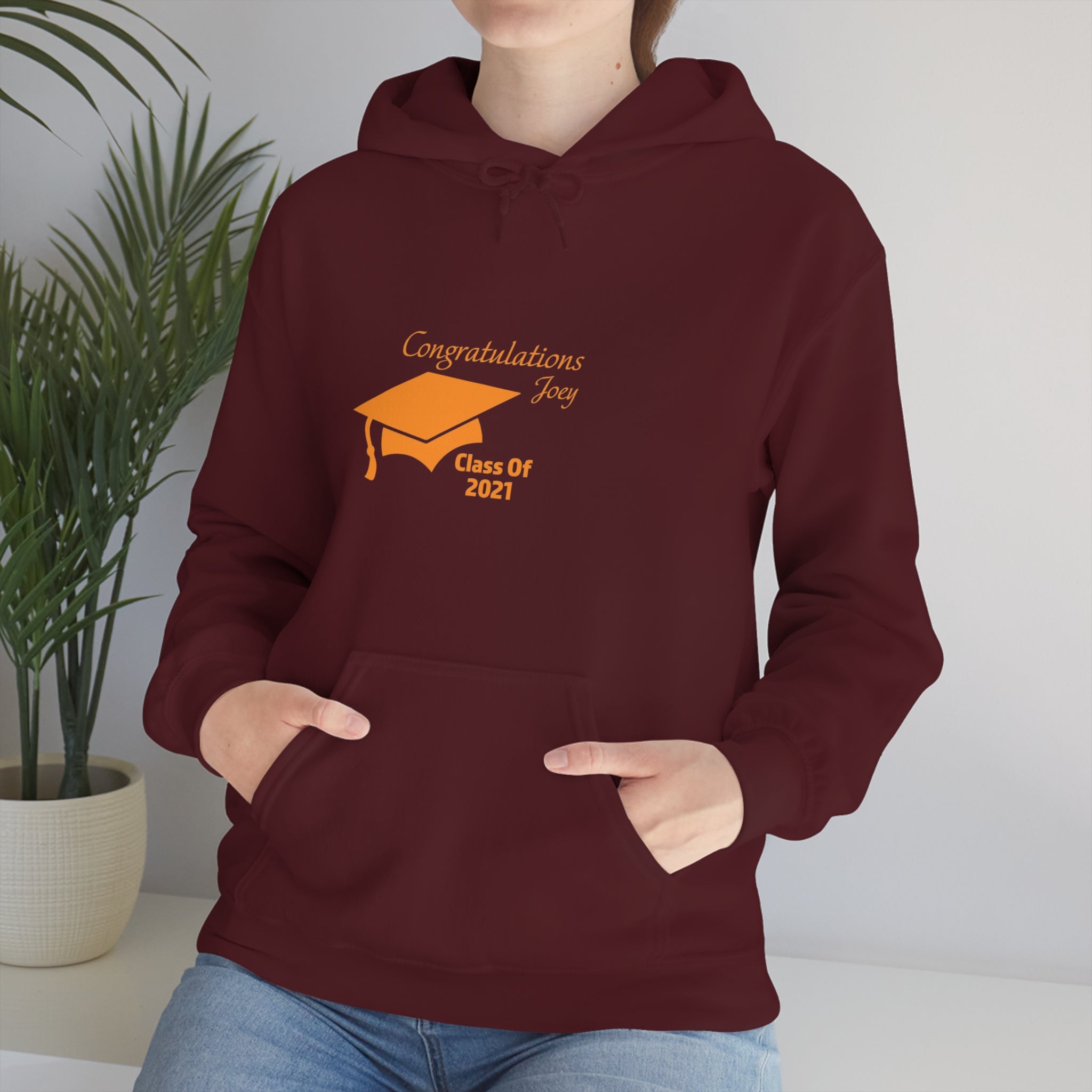 Congratulations With Year &amp; Name Customizable - Unisex Heavy Blend™ Hooded Sweatshirt