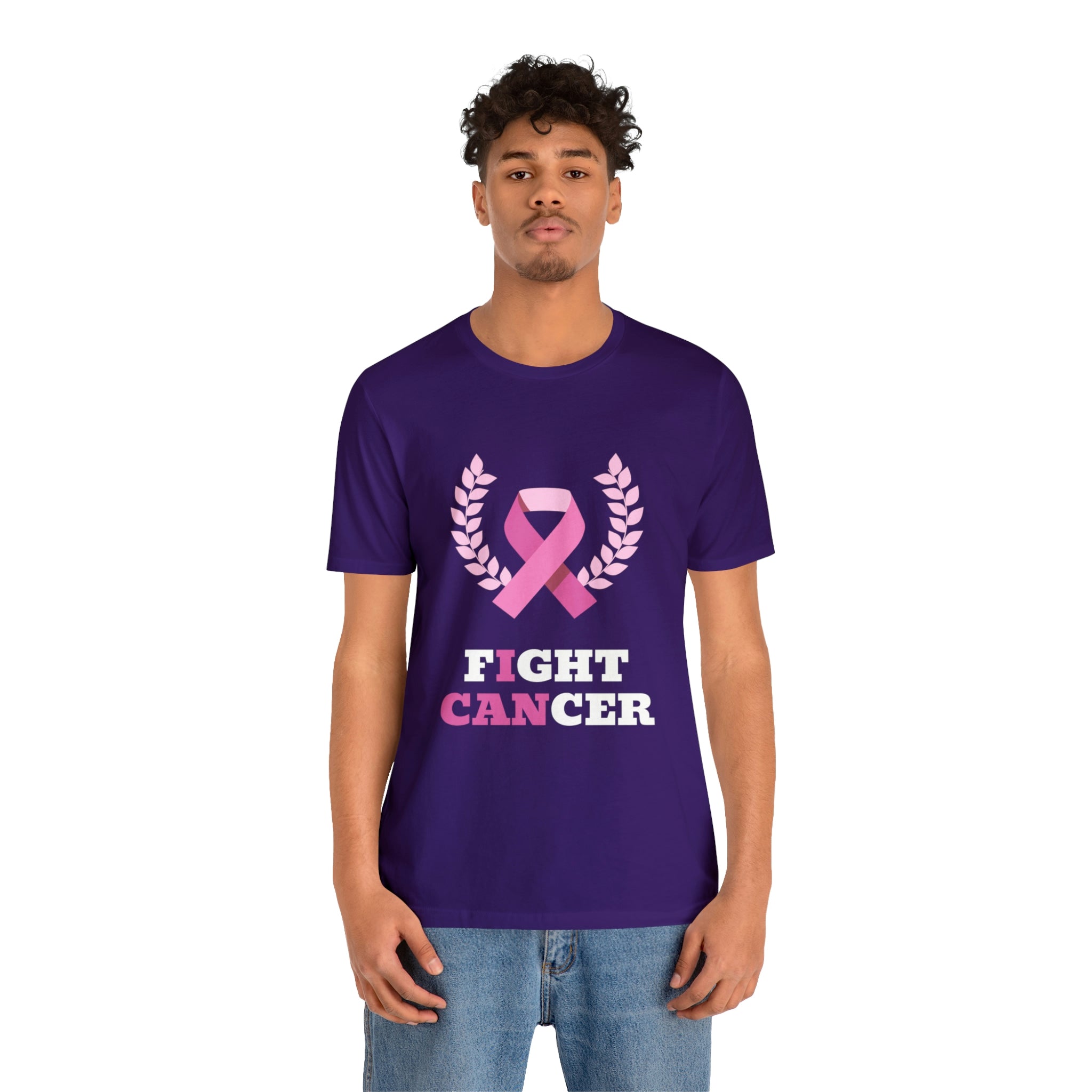 Fight Cancer I Can - Unisex Jersey Short Sleeve Tee