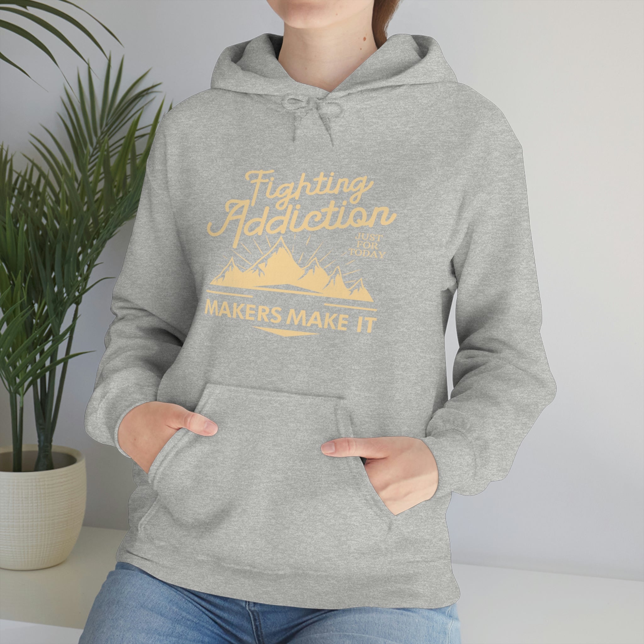 Fighting Addiction - Unisex Heavy Blend™ Hooded Sweatshirt