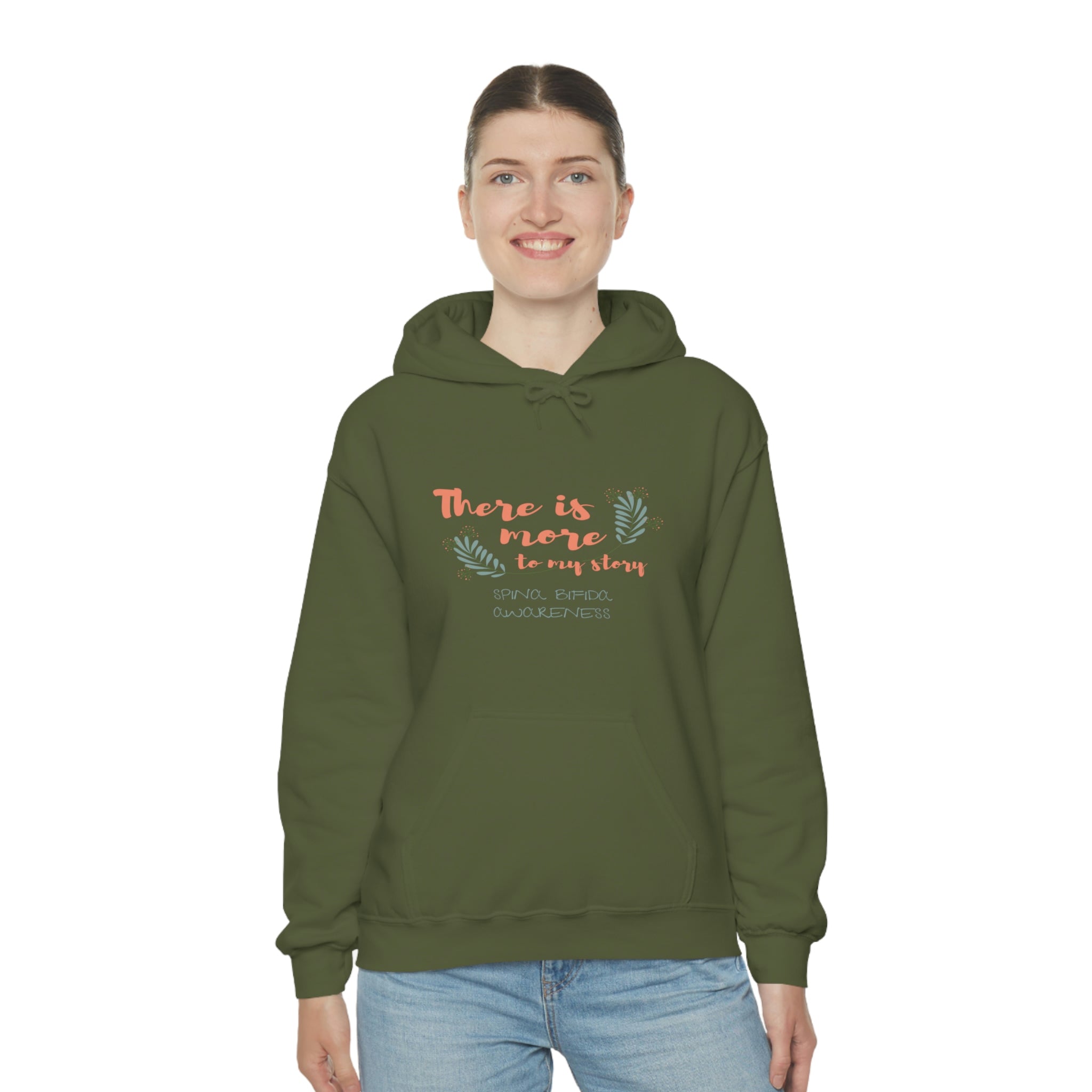 There Is More To My Story Spina Bifida Awareness - Unisex Heavy Blend™ Hooded Sweatshirt