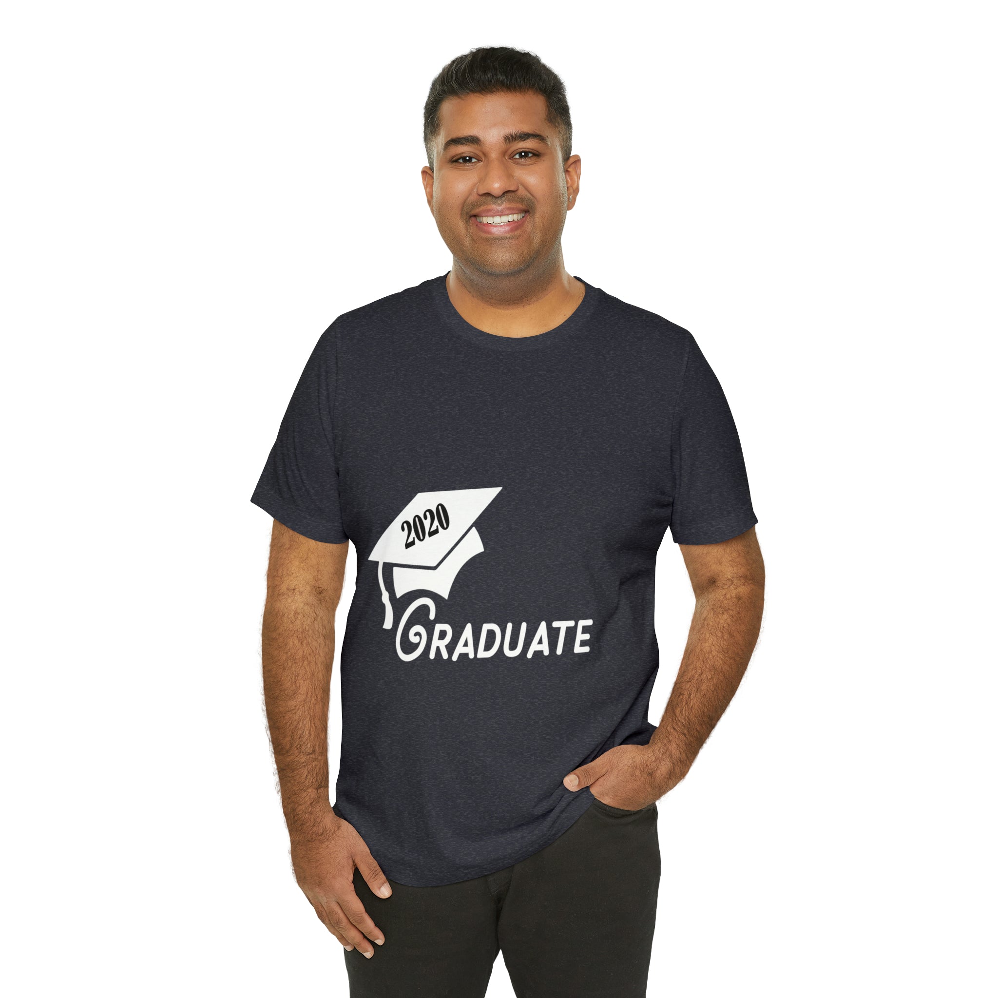 Graduate! Class Year Customizable- Unisex Jersey Short Sleeve Tee