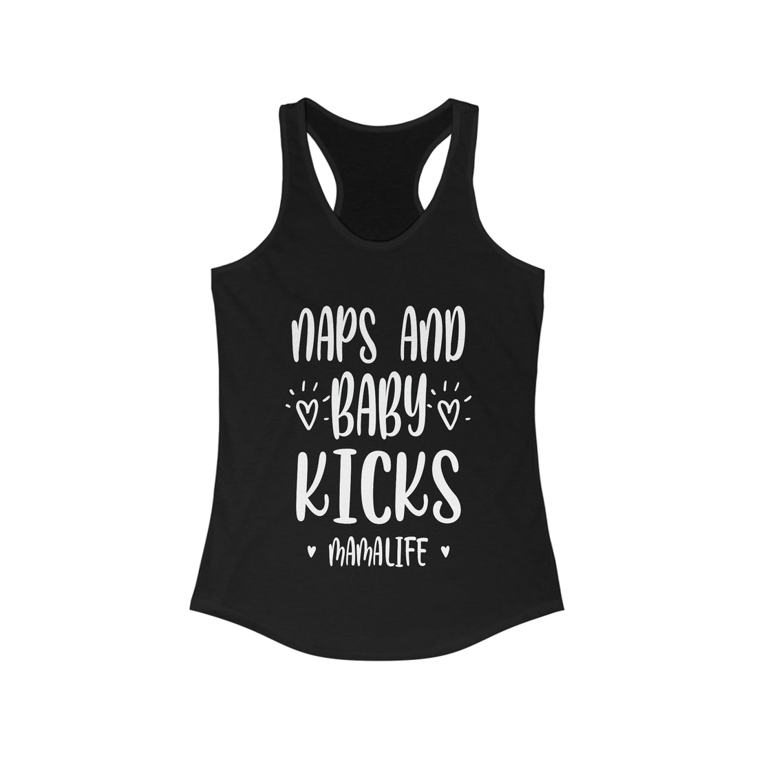 Naps & Baby Kicks - Racerback Tank Top