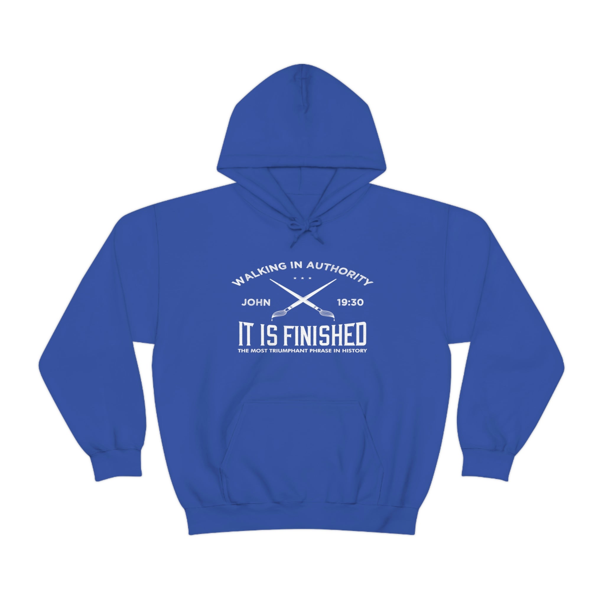 John 19:30 It Is Finished - Unisex Heavy Blend™ Hooded Sweatshirt