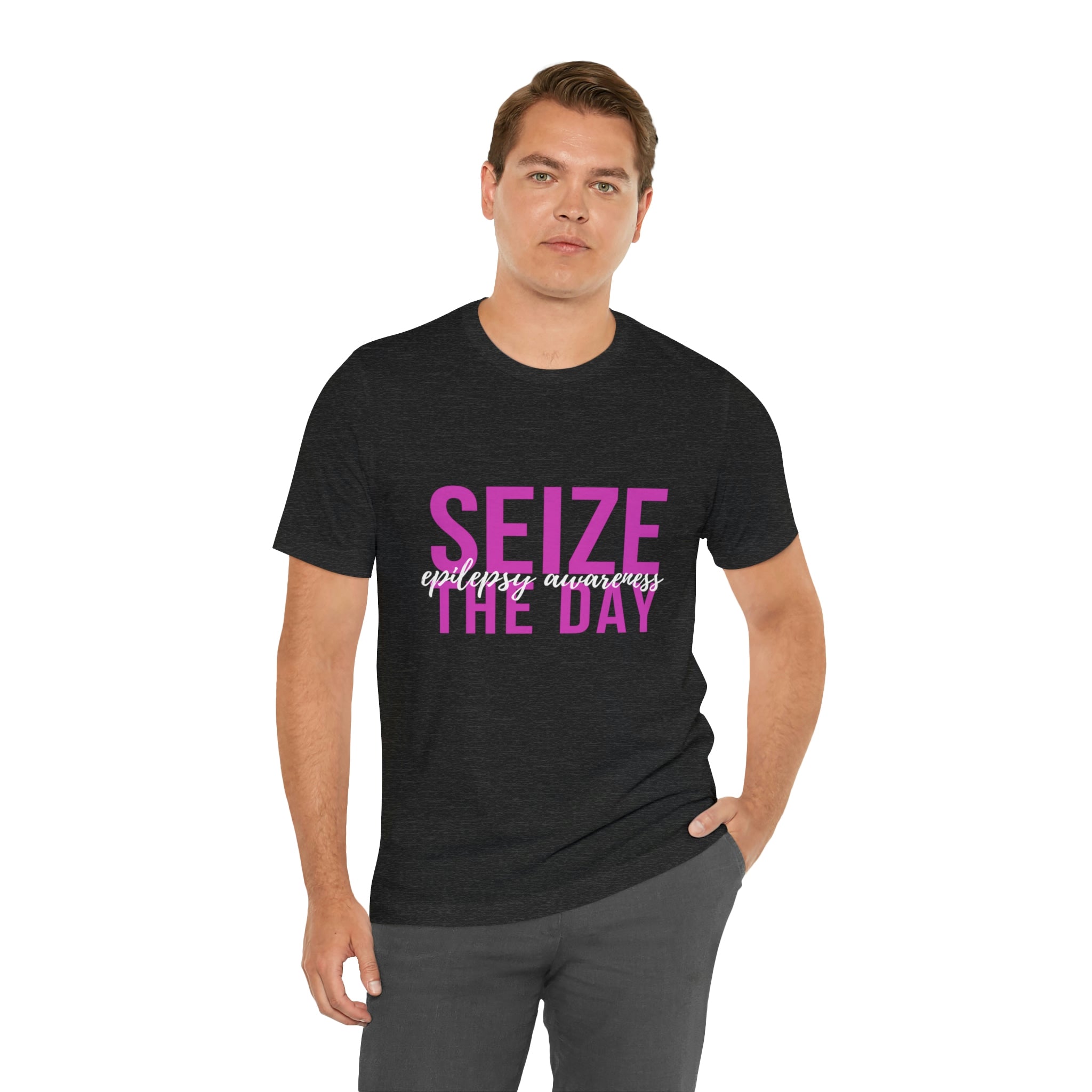 Seize The Day Epilepsy Awareness - Unisex Jersey Short Sleeve Tee