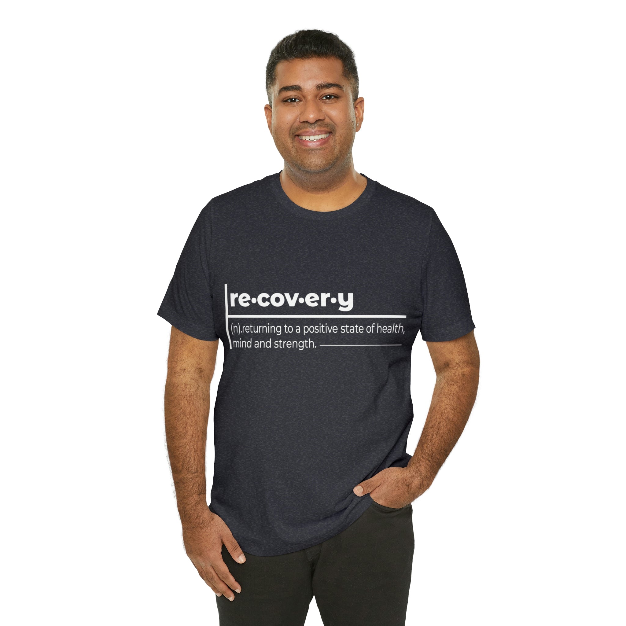 Recovery Definition - Unisex Jersey Short Sleeve Tee