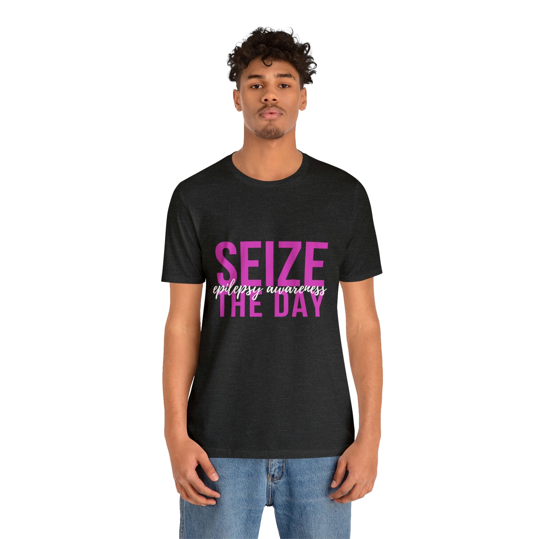 Seize The Day Epilepsy Awareness - Unisex Jersey Short Sleeve Tee