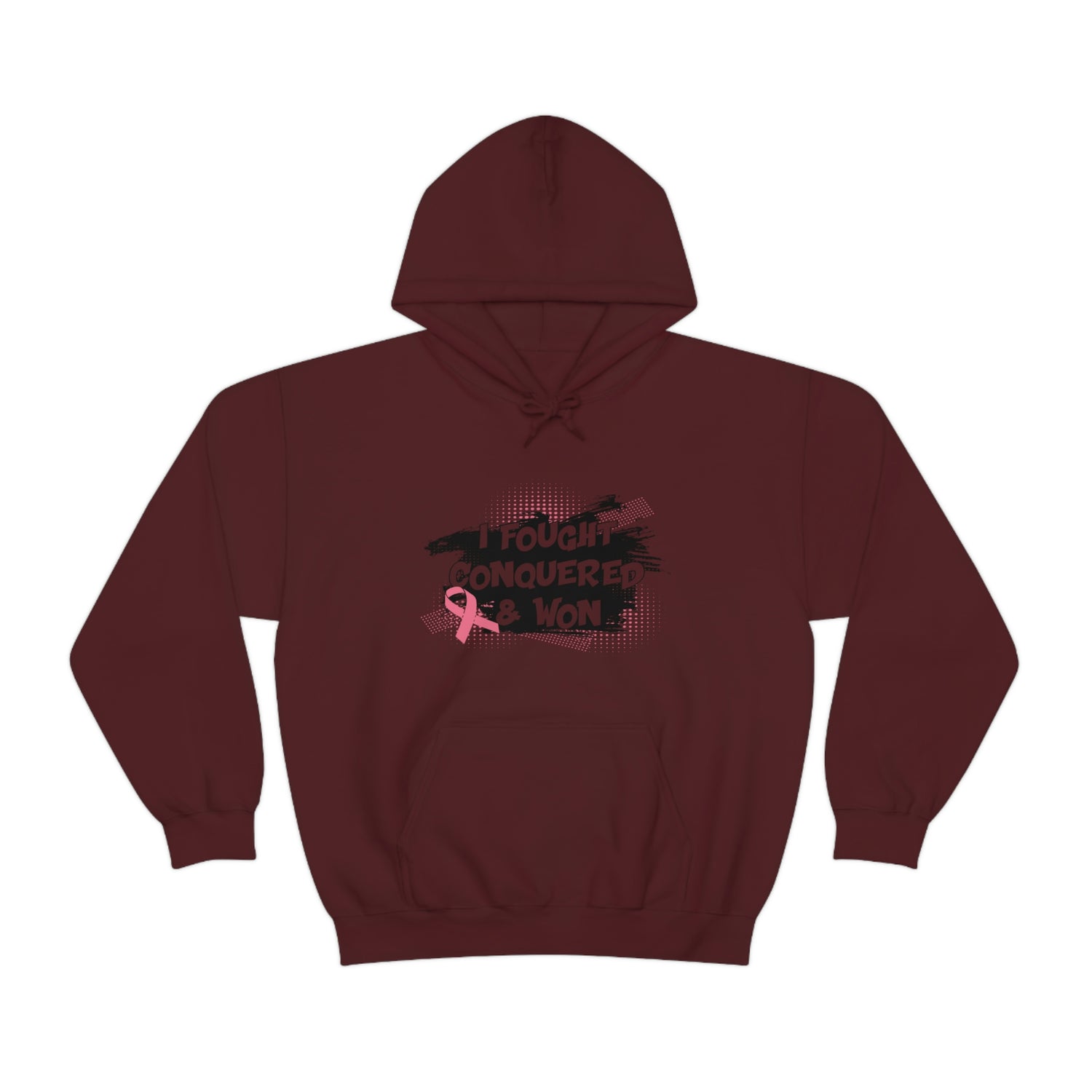 I Fought Conquered &amp; Won - Unisex Heavy Blend™ Hooded Sweatshirt