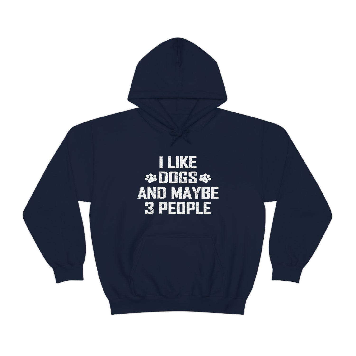 I Like Dogs &amp; Maybe 3 People - Unisex Heavy Blend™ Hooded Sweatshirt