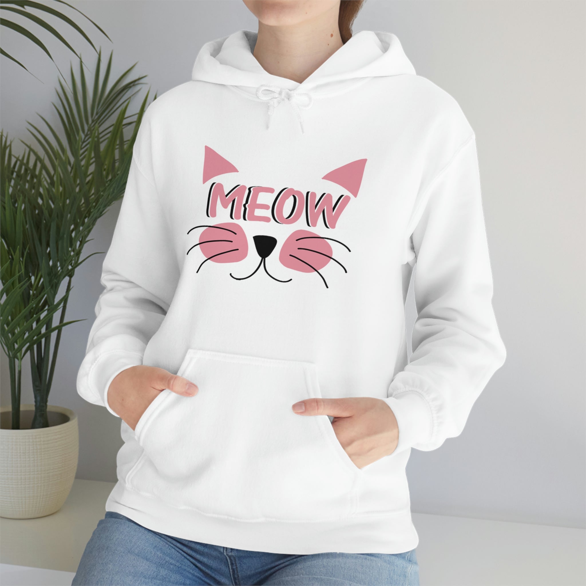 Meow - Unisex Heavy Blend™ Hooded Sweatshirt