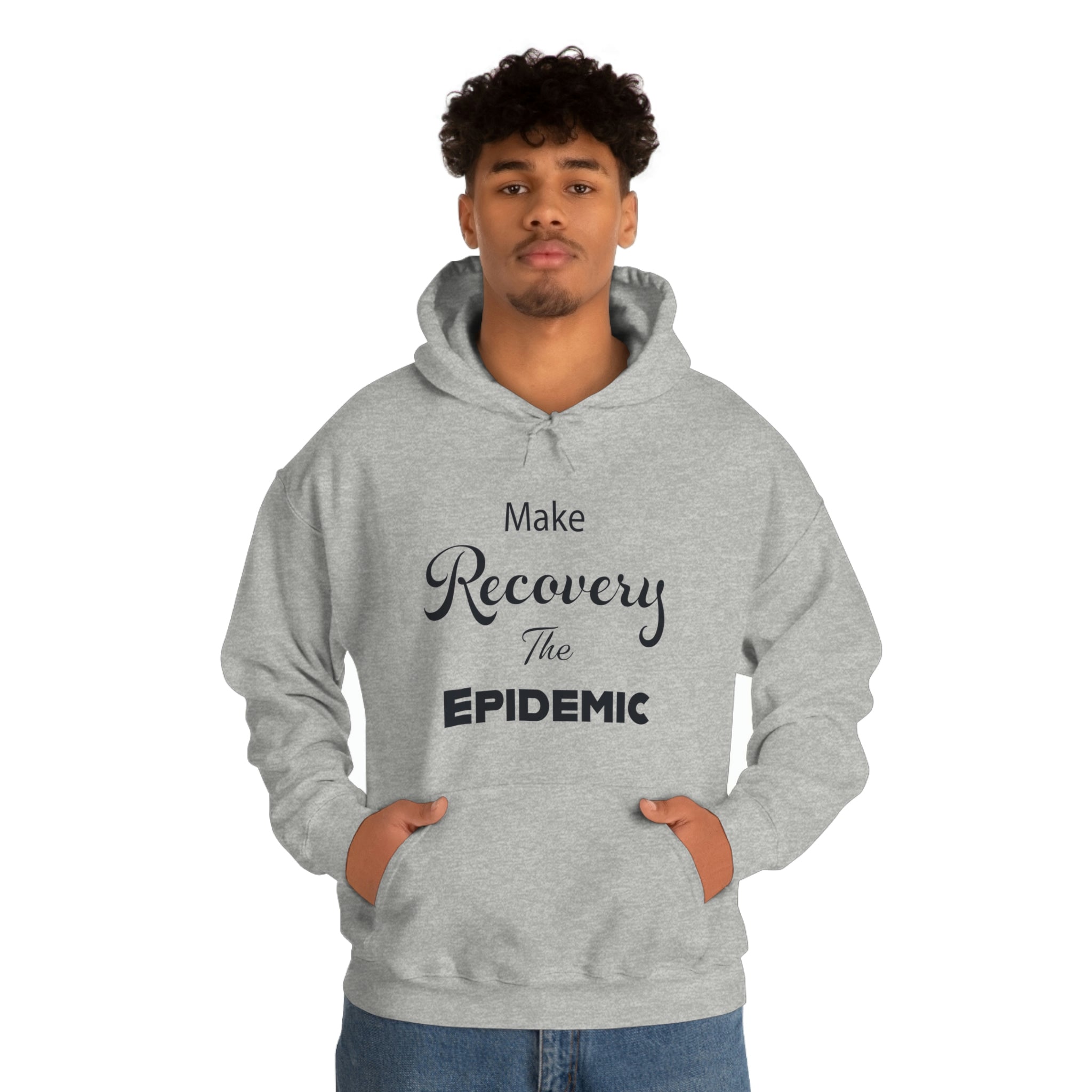 Make Recovery The Epidemic - Unisex Heavy Blend™ Hooded Sweatshirt