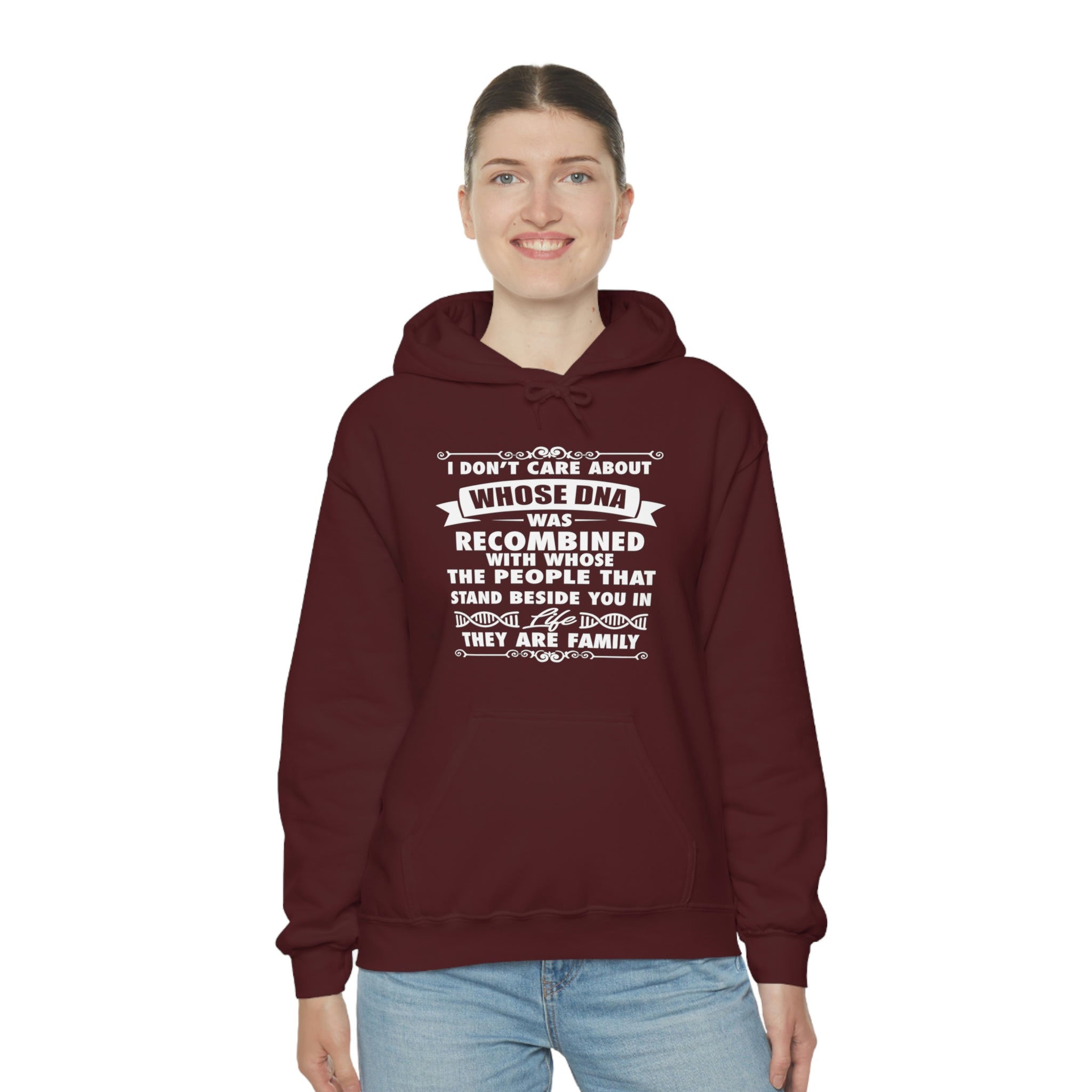 People That Stand Beside You Are Family - Unisex Heavy Blend™ Hooded Sweatshirt