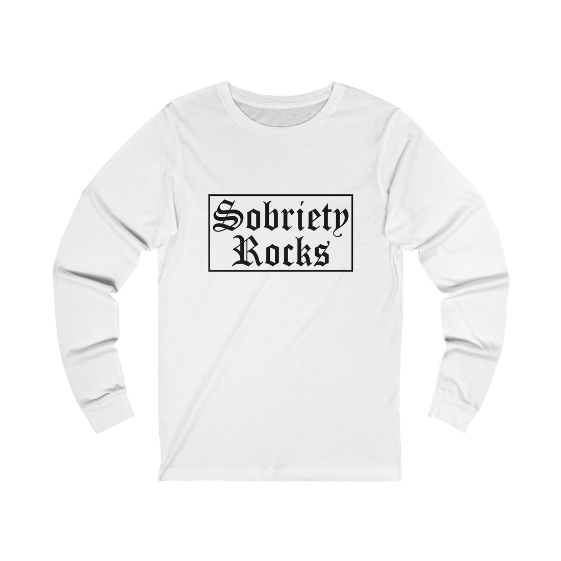 Sobriety Rocks - Unisex Jersey Long Sleeve Tee