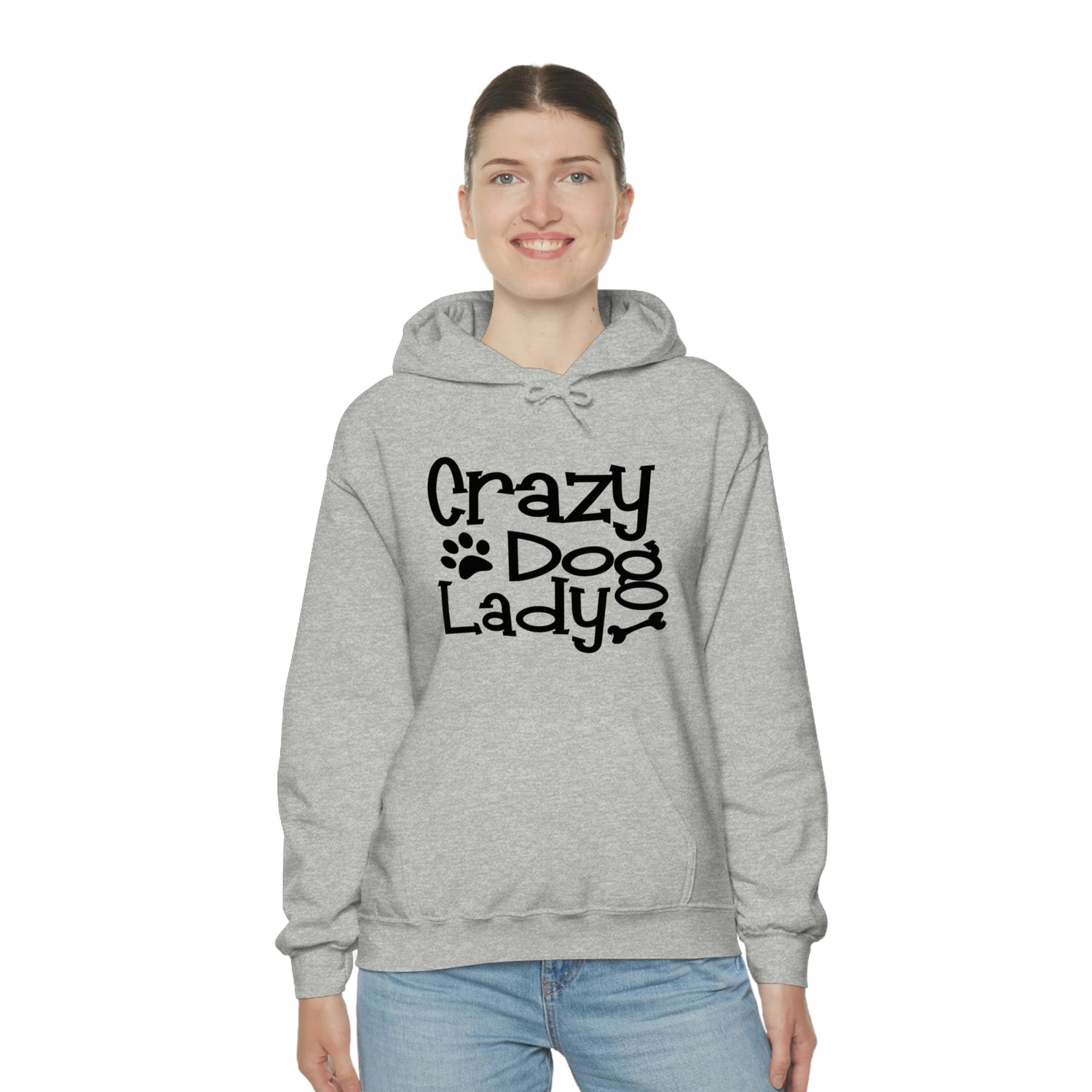 Crazy Dog Lady - Unisex Heavy Blend™ Hooded Sweatshirt