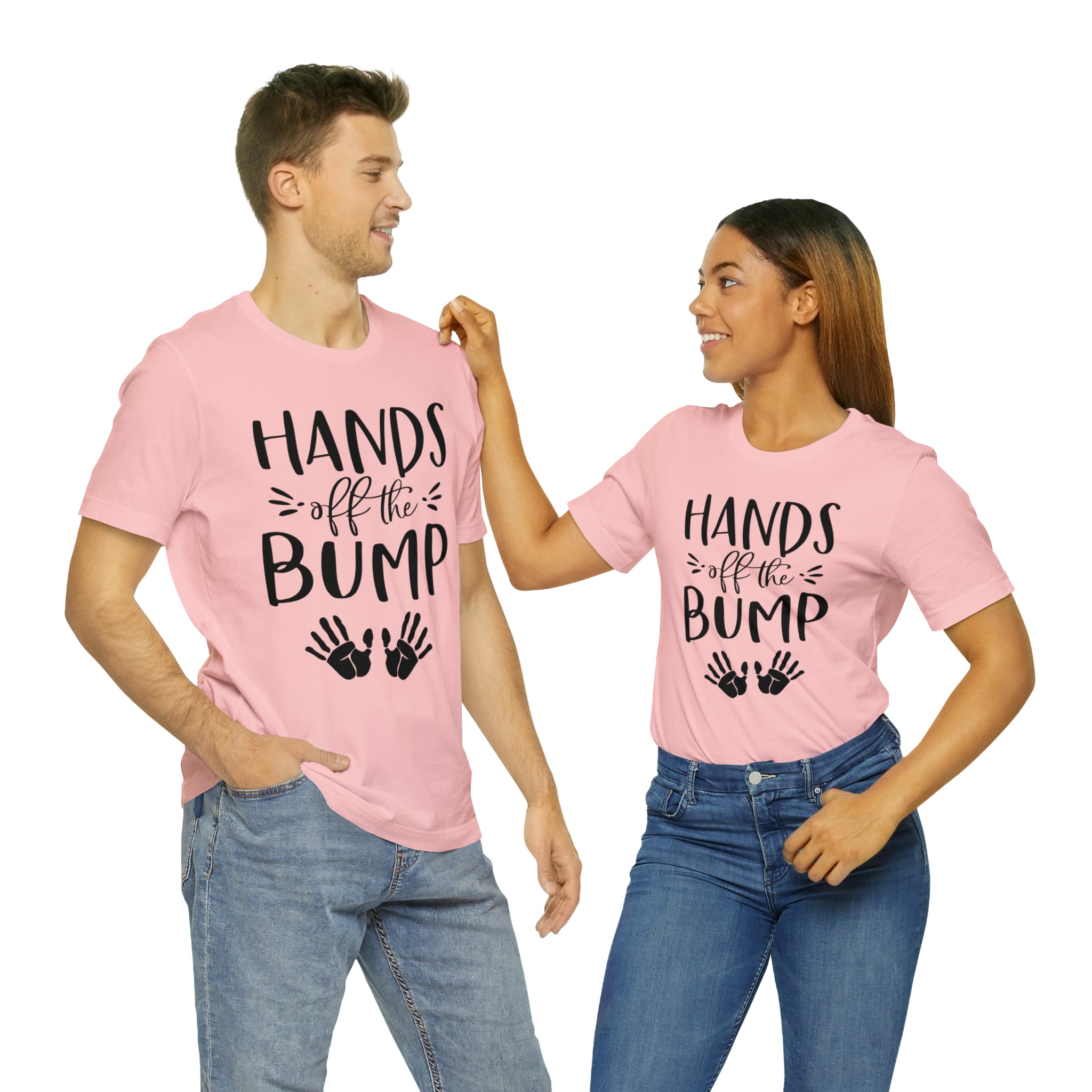 Hands Off The Bump - Unisex Jersey Short Sleeve Tee