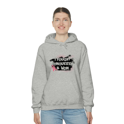 I Fought Conquered &amp; Won - Unisex Heavy Blend™ Hooded Sweatshirt