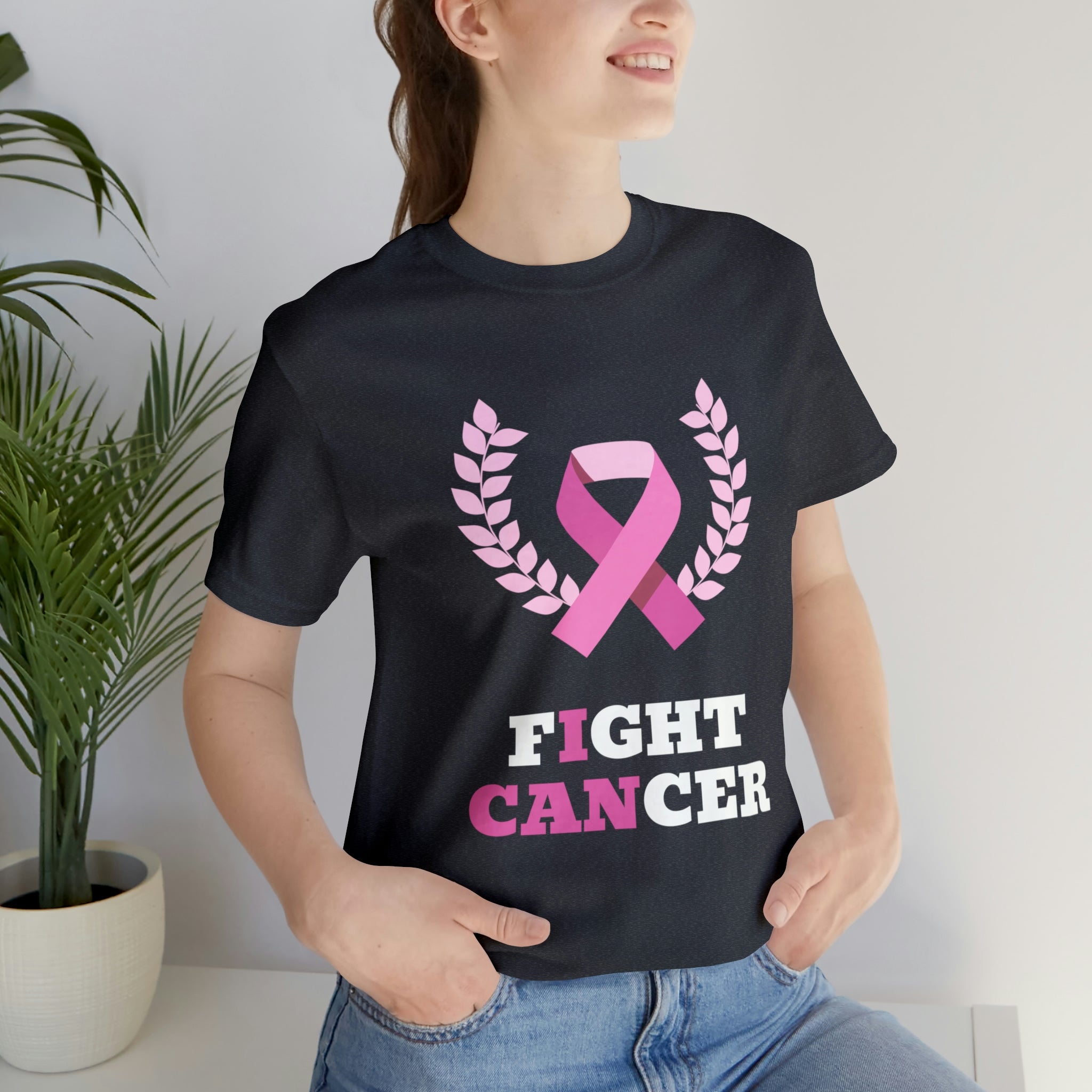 Fight Cancer I Can - Unisex Jersey Short Sleeve Tee