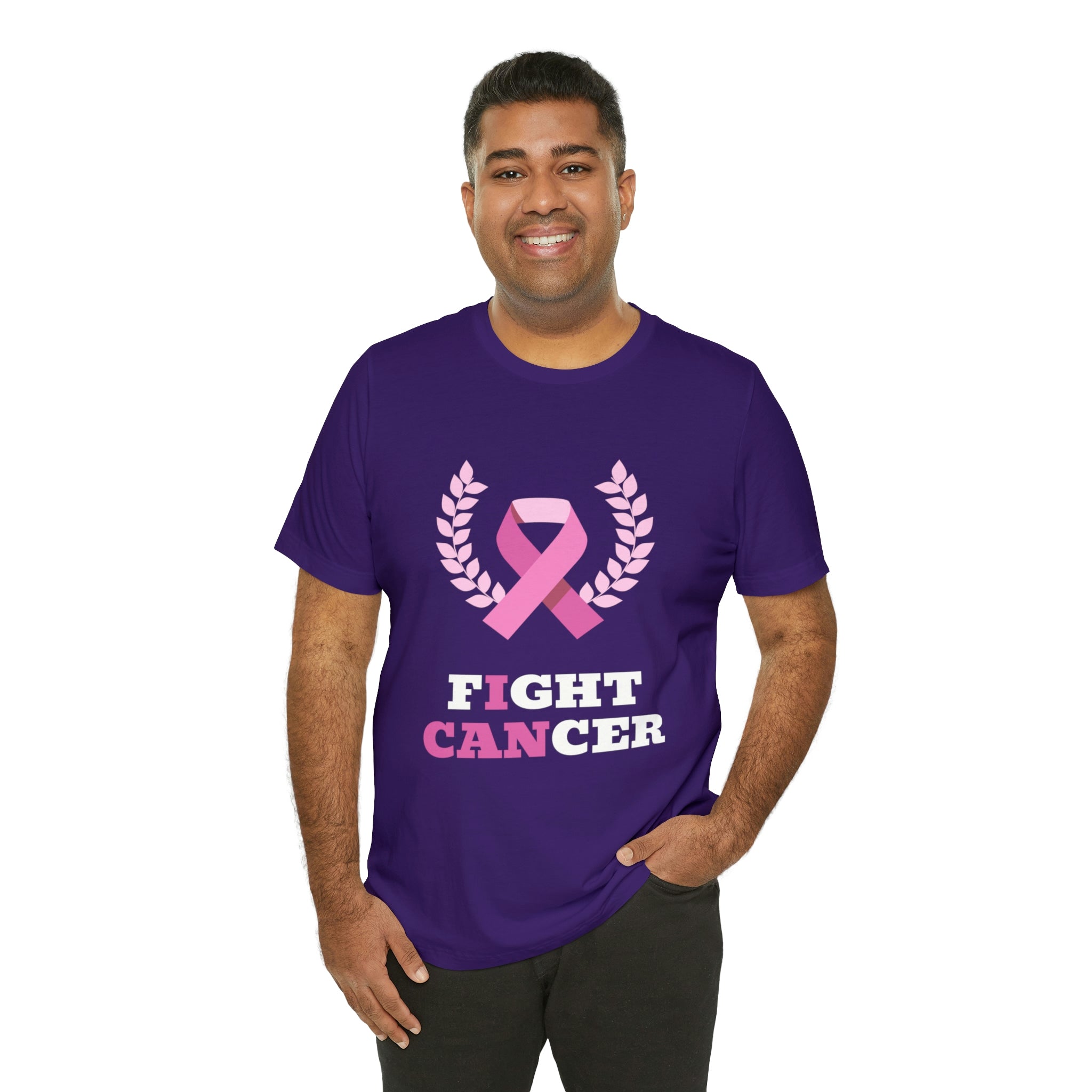 Fight Cancer I Can - Unisex Jersey Short Sleeve Tee