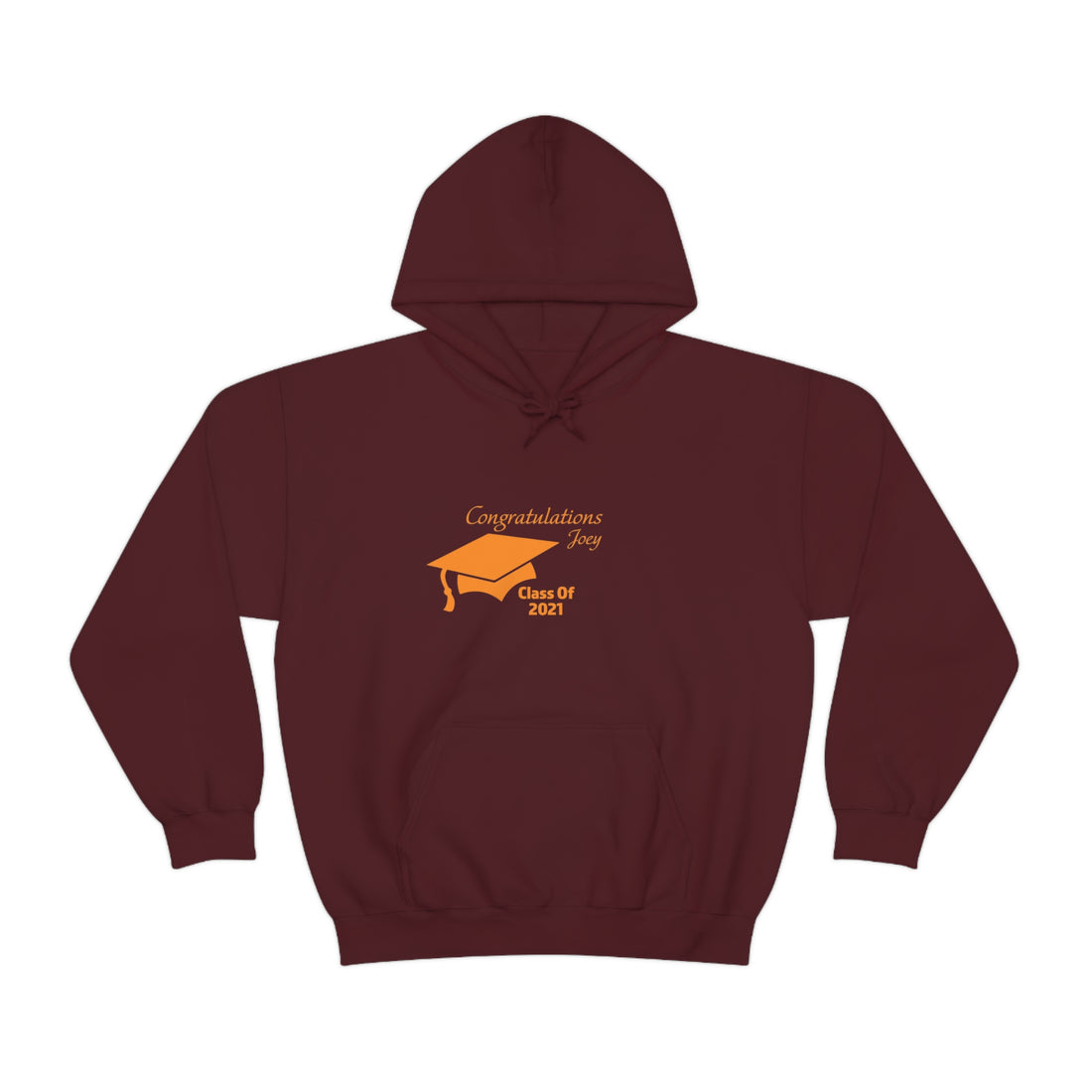 Congratulations With Year & Name Customizable - Unisex Heavy Blend™ Hooded Sweatshirt