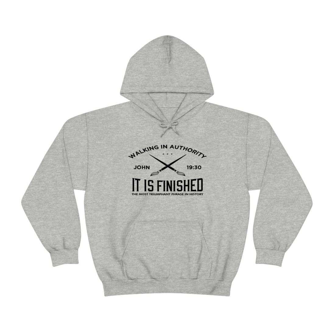 John 19:30 It Is Finished - Unisex Heavy Blend™ Hooded Sweatshirt