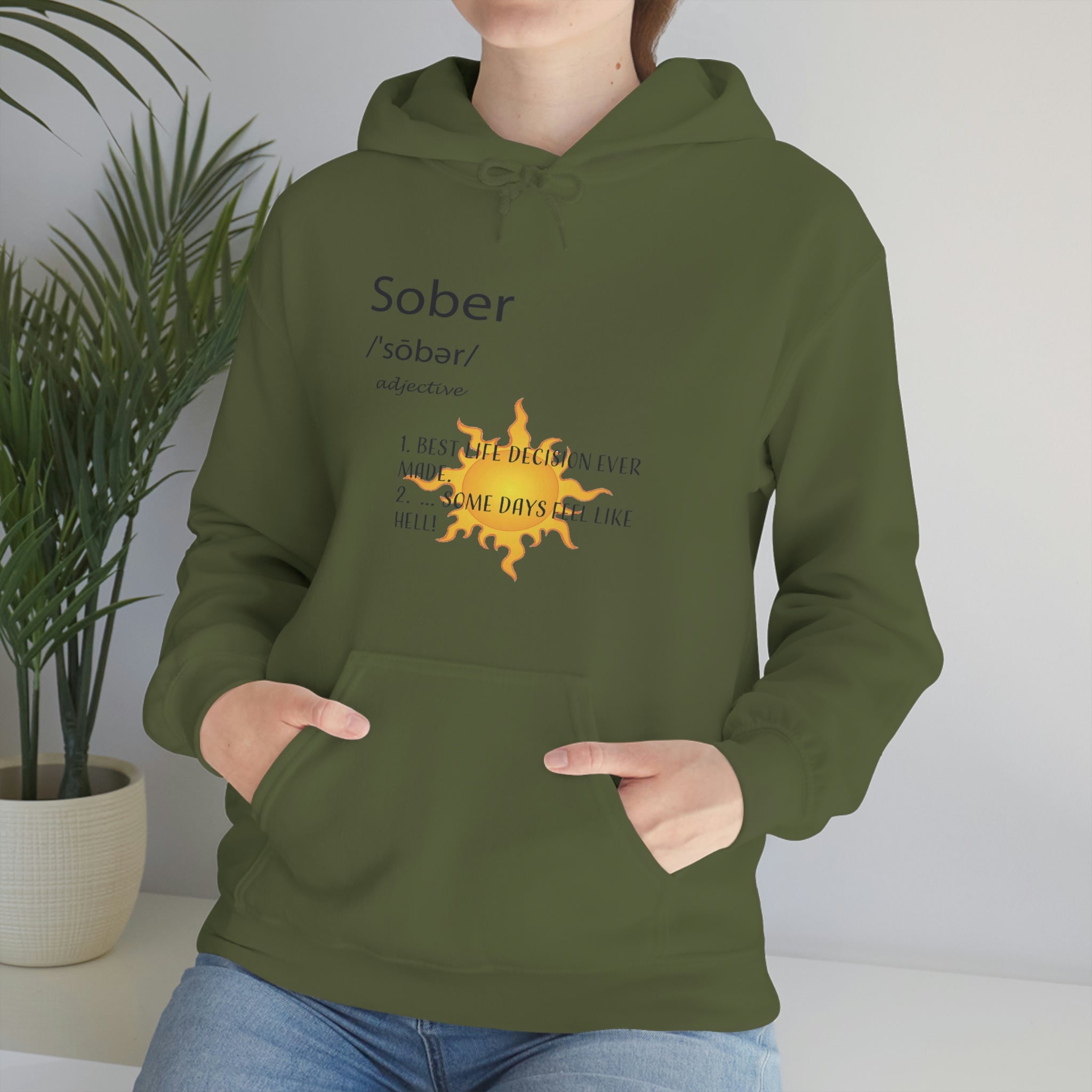 Sober - Unisex Heavy Blend™ Hooded Sweatshirt