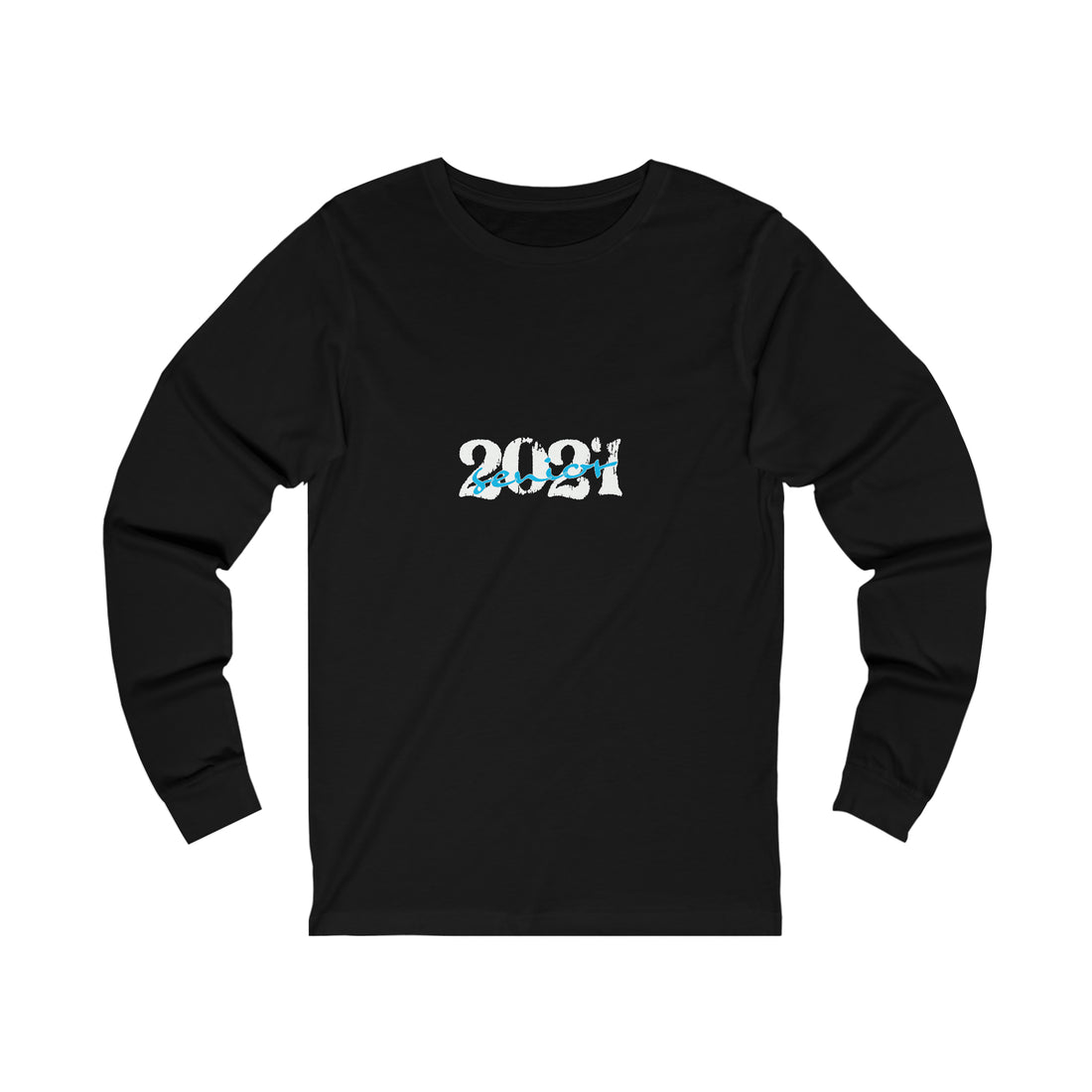 Senior With Class Year Customizable - Unisex Jersey Long Sleeve Tee