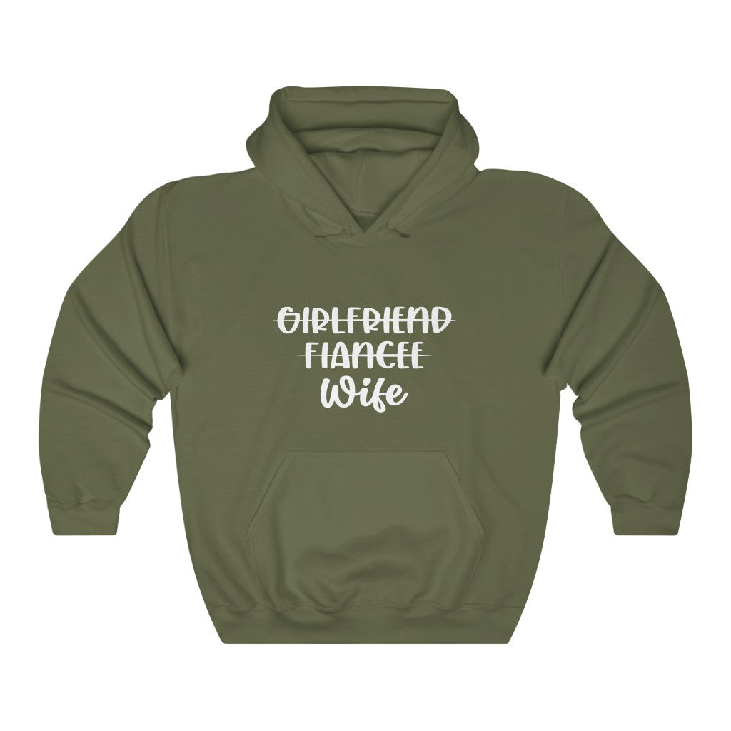 Girlfriend, Fiance, Wife - Unisex Heavy Blend™ Hooded Sweatshirt