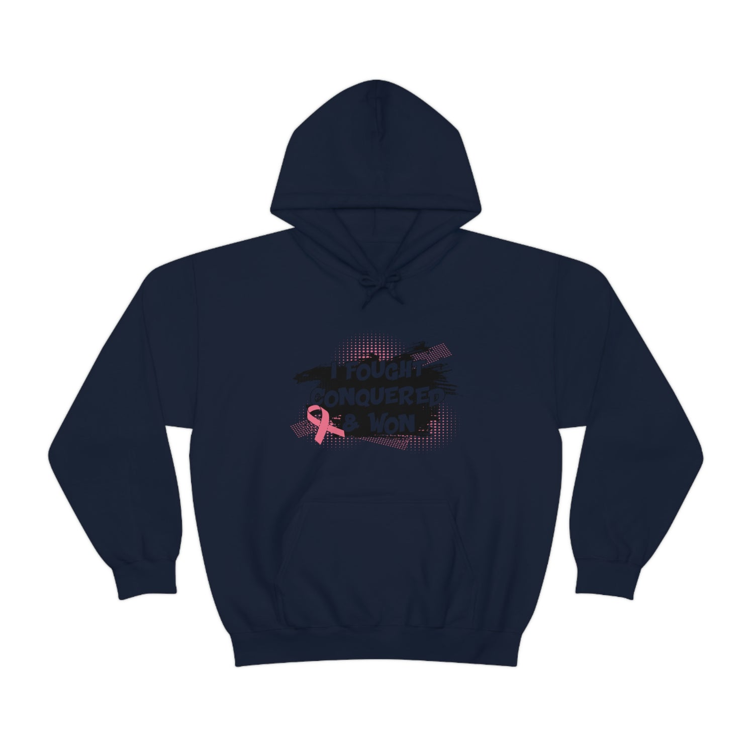 I Fought Conquered &amp; Won - Unisex Heavy Blend™ Hooded Sweatshirt