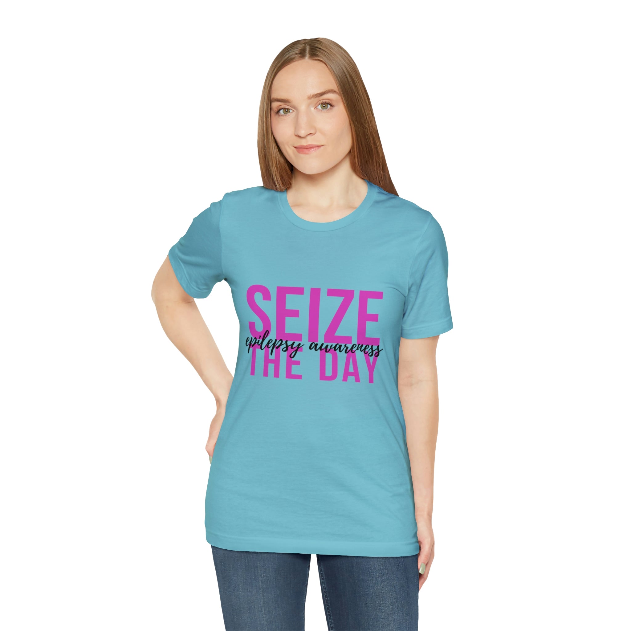 Seize The Day Epilepsy Awareness - Unisex Jersey Short Sleeve Tee