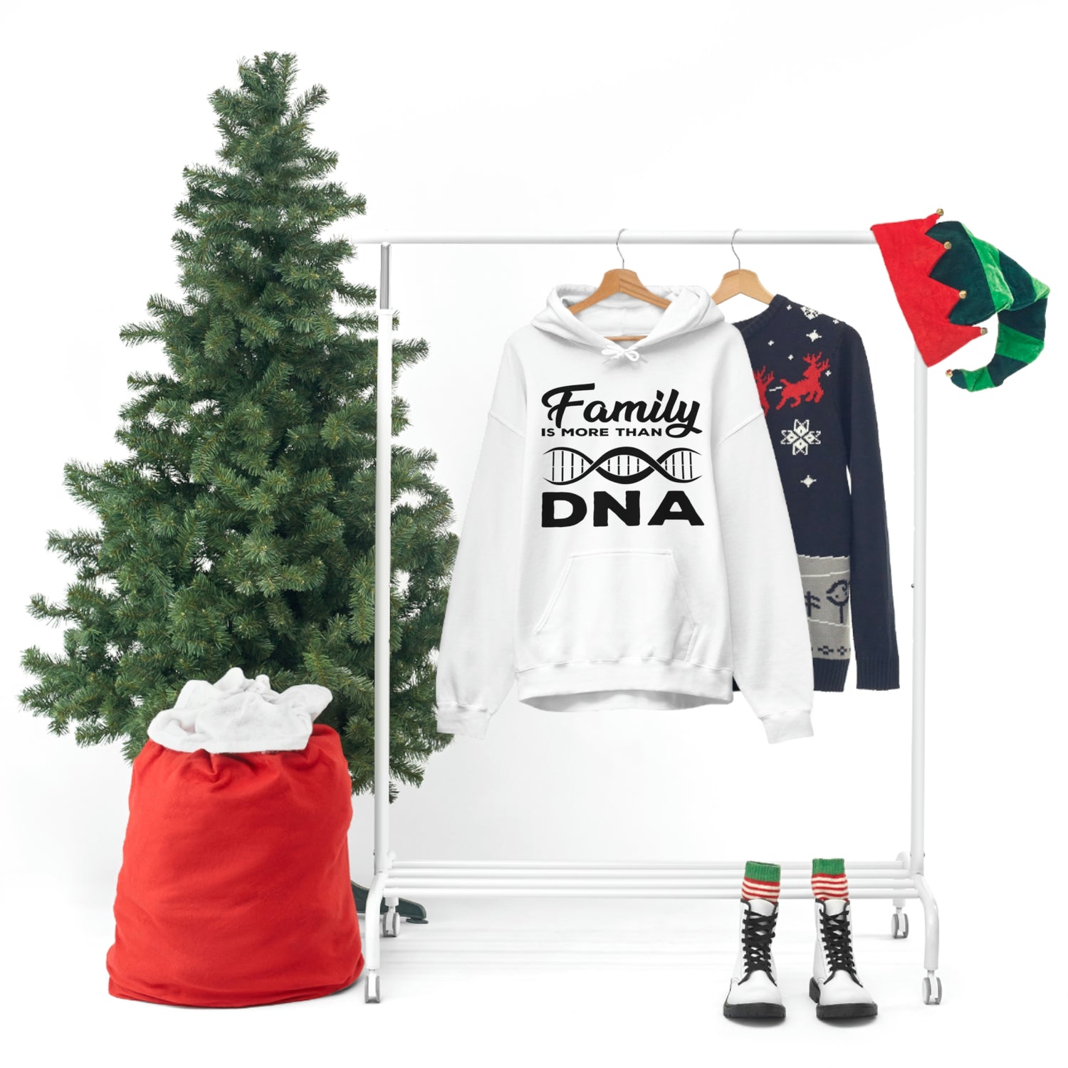 Family Is More Than DNA - Unisex Heavy Blend™ Hooded Sweatshirt