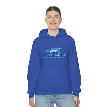 I Graduated! Can I Go Back To Bed Now - Unisex Heavy Blend™ Hooded Sweatshirt