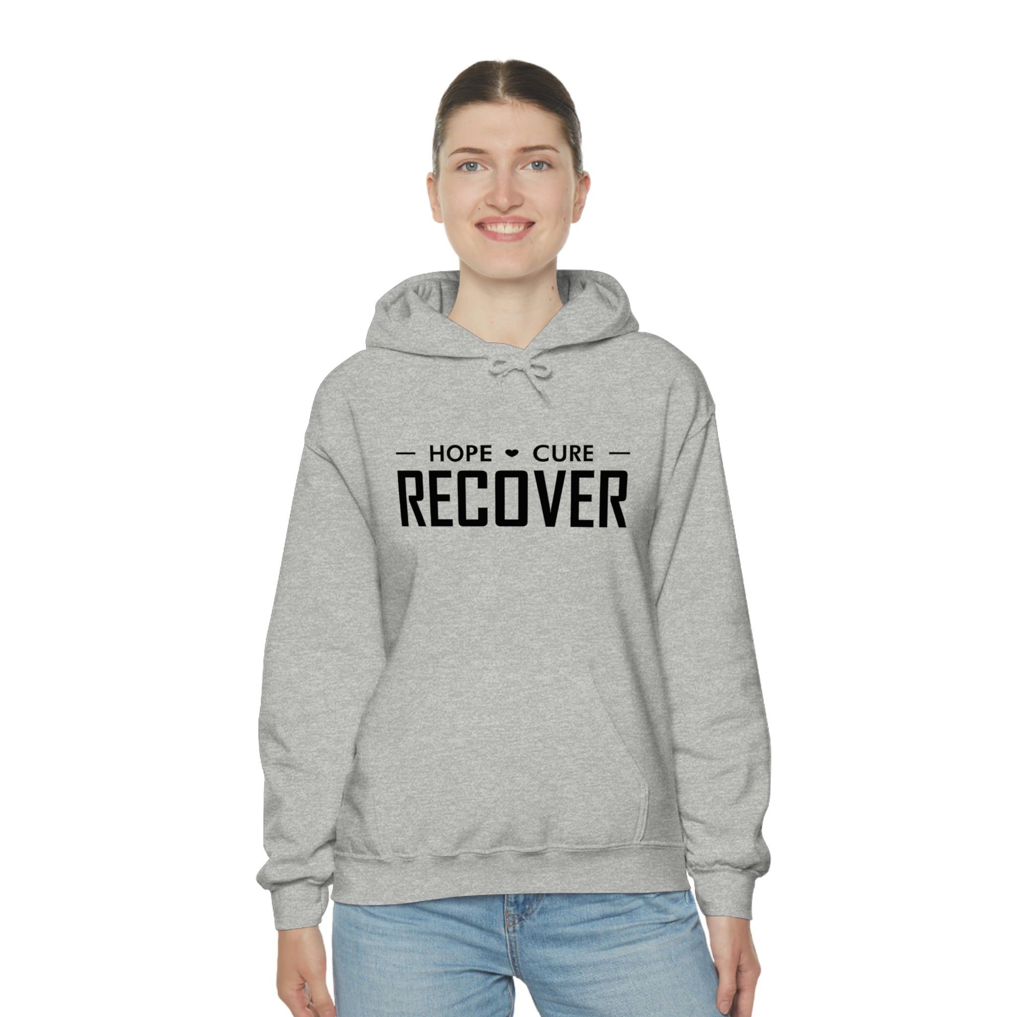 Hope Cure Recover - Unisex Heavy Blend™ Hooded Sweatshirt