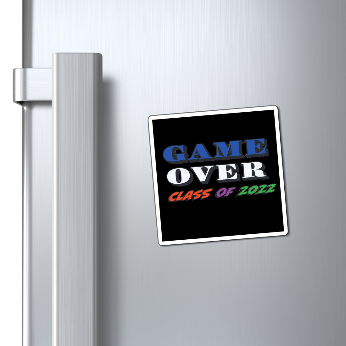 Game Over With Class Year Customizable - Magnet
