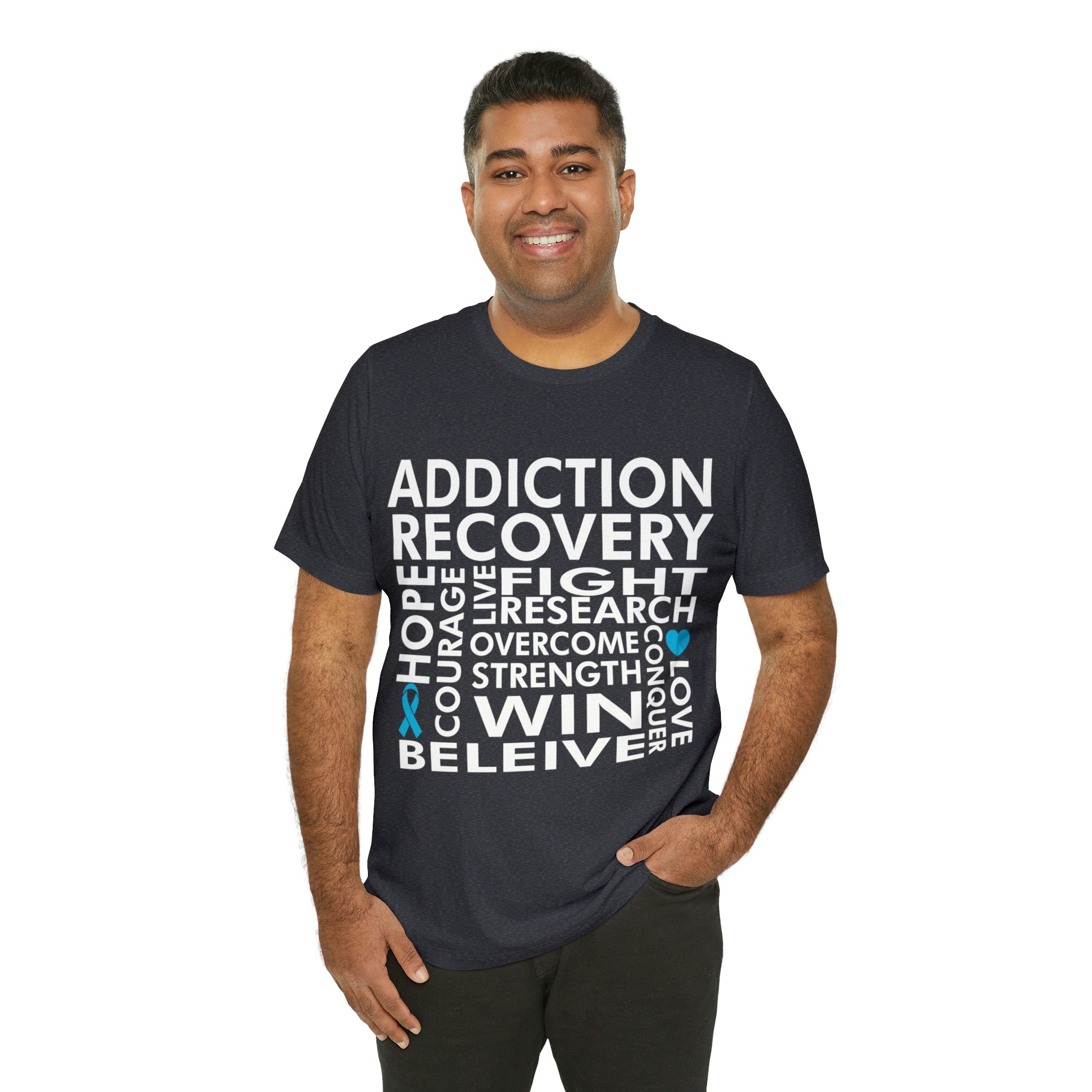 Addiction Recovery - Unisex Jersey Short Sleeve Tee