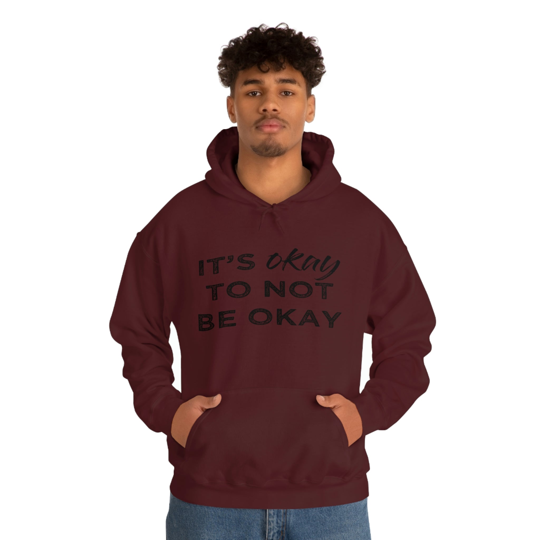 Its Ok To Not Be Ok - Unisex Heavy Blend™ Hooded Sweatshirt