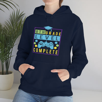 8th Grade Level Complete - Unisex Heavy Blend™ Hooded Sweatshirt