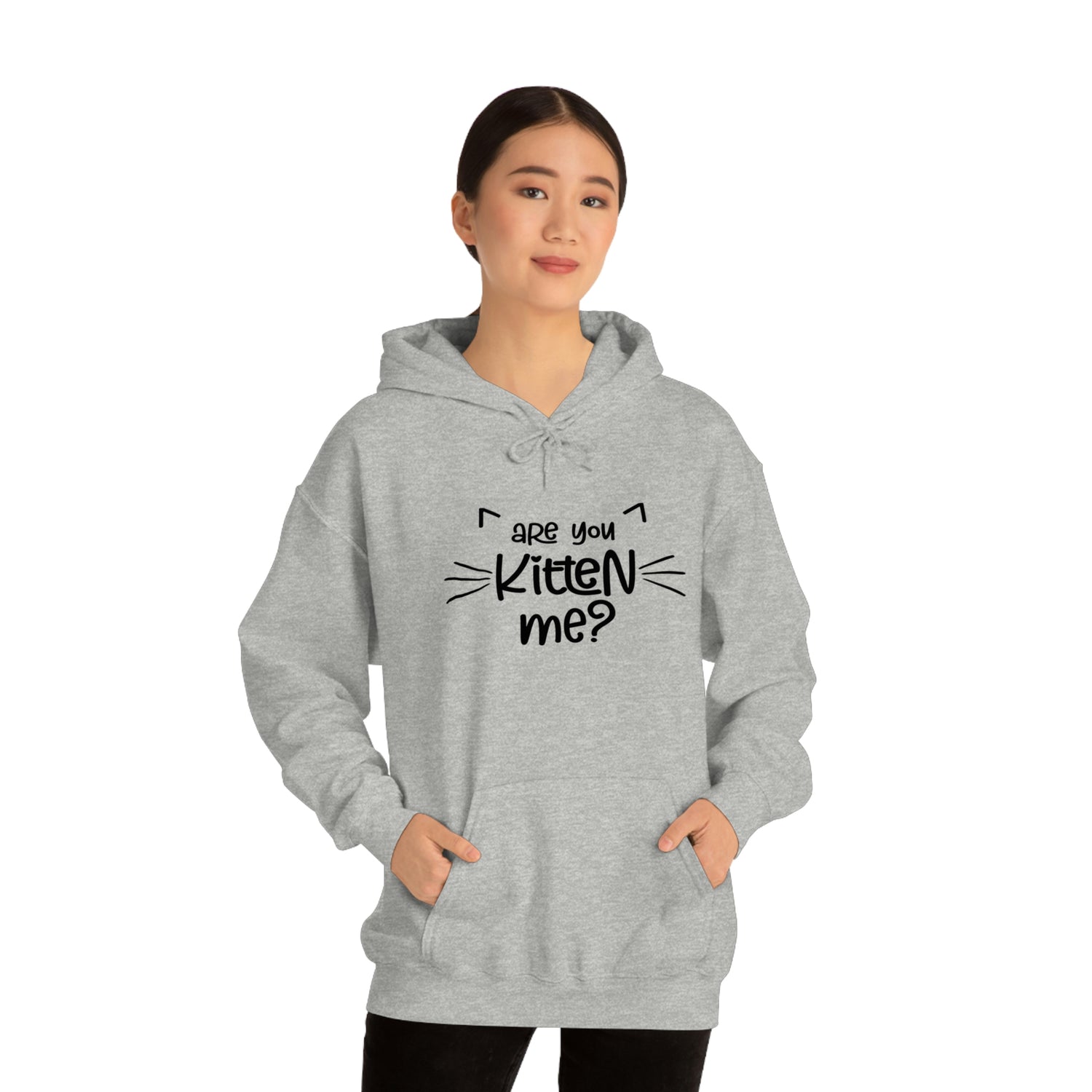 Are You Kitten Me - Unisex Heavy Blend™ Hooded Sweatshirt