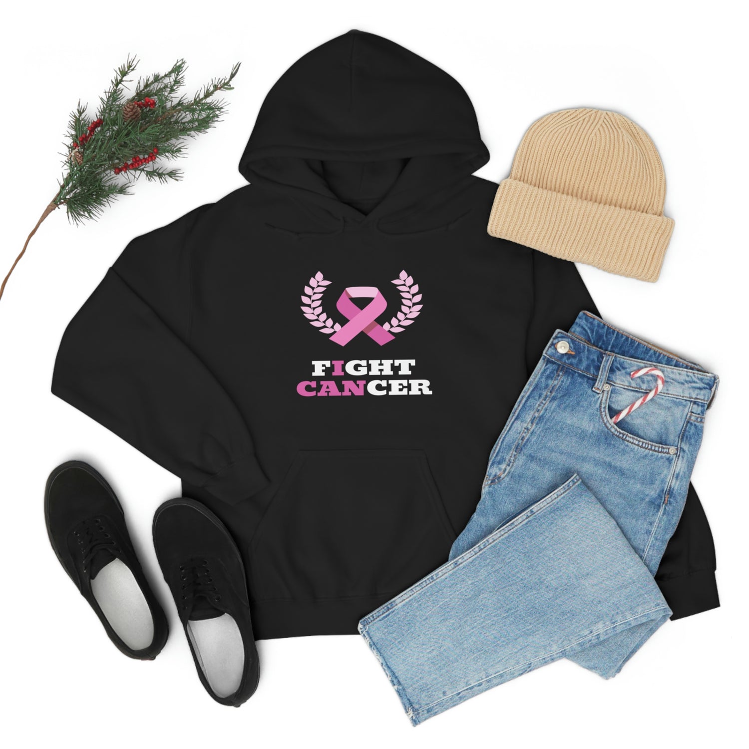 Fight Cancer I Can - Unisex Heavy Blend™ Hooded Sweatshirt