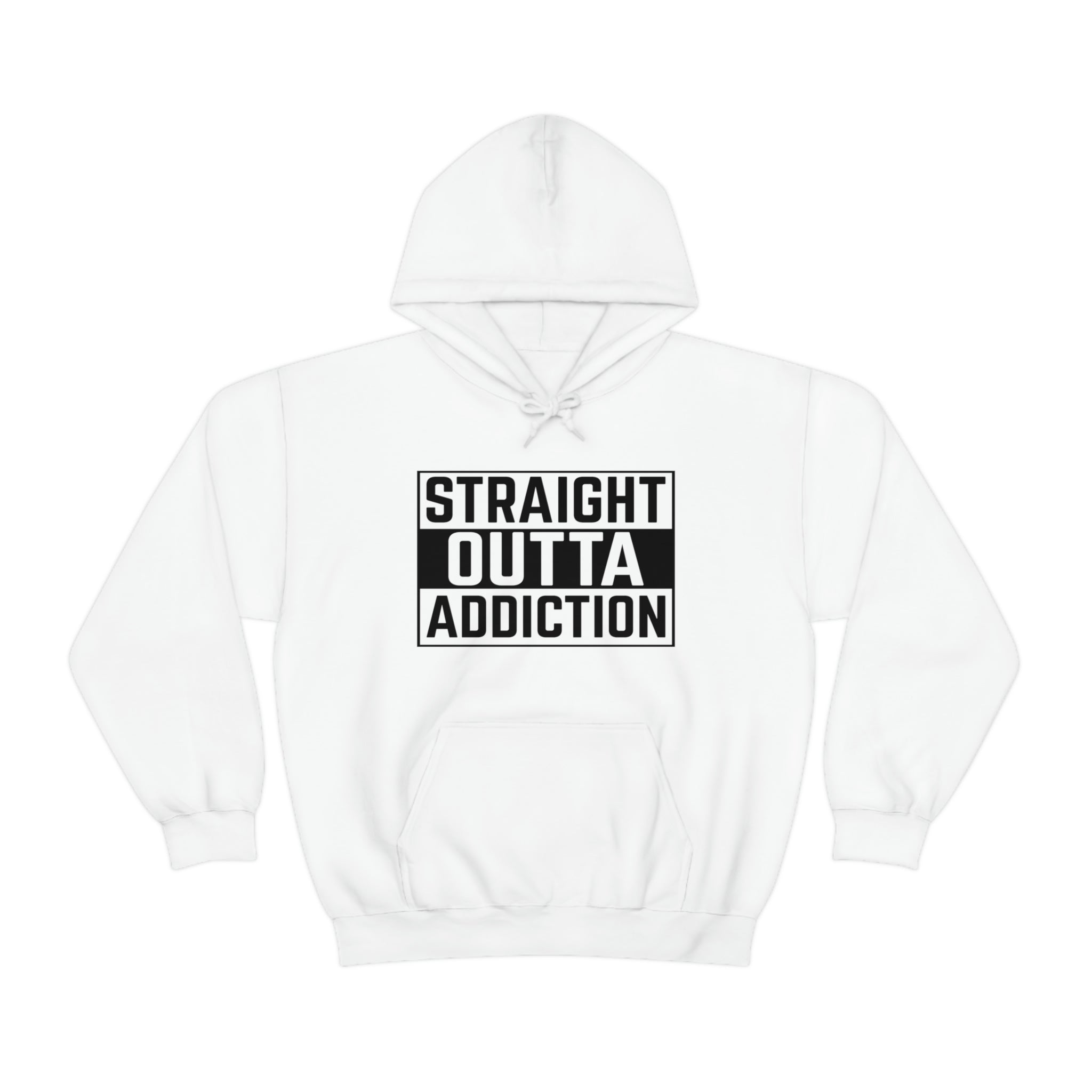 Straight Outta Addiction - Unisex Heavy Blend™ Hooded Sweatshirt