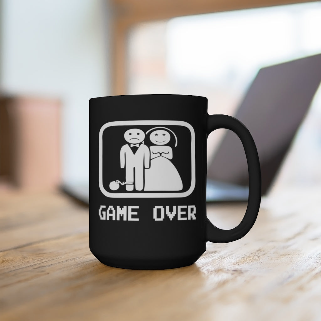 Game Over - Large 15oz Black Mug